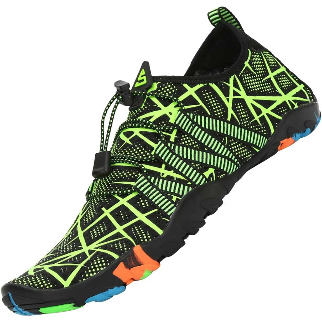 SAGUARO Badeschuhe für Herren Damen - 7/9 Drainagelöcher Schnelltrocknende rutschfest, Gr 35-48