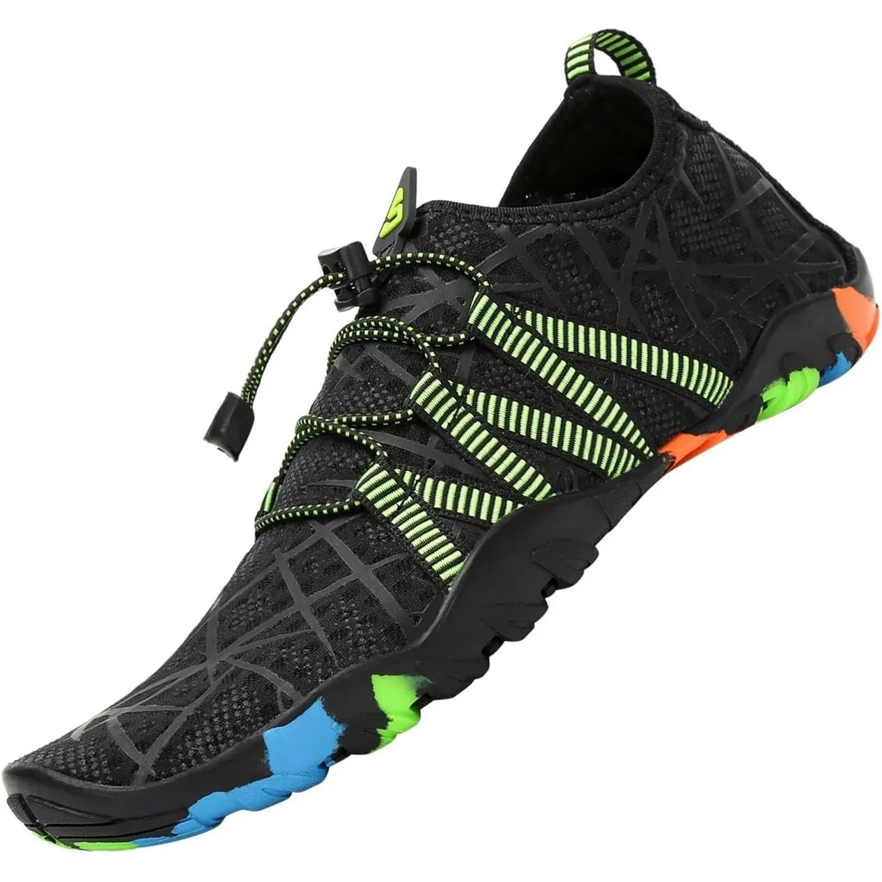 SAGUARO Badeschuhe für Herren Damen - 7/9 Drainagelöcher Schnelltrocknende rutschfest, Gr 35-48