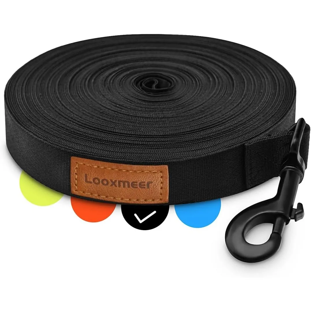 Schleppleine für Hunde, 3m 5m 7m 10m 15m 20m 25m 30m Schleppleine mit Robusterem Karabiner, Hundeleine für Große bis Kl…