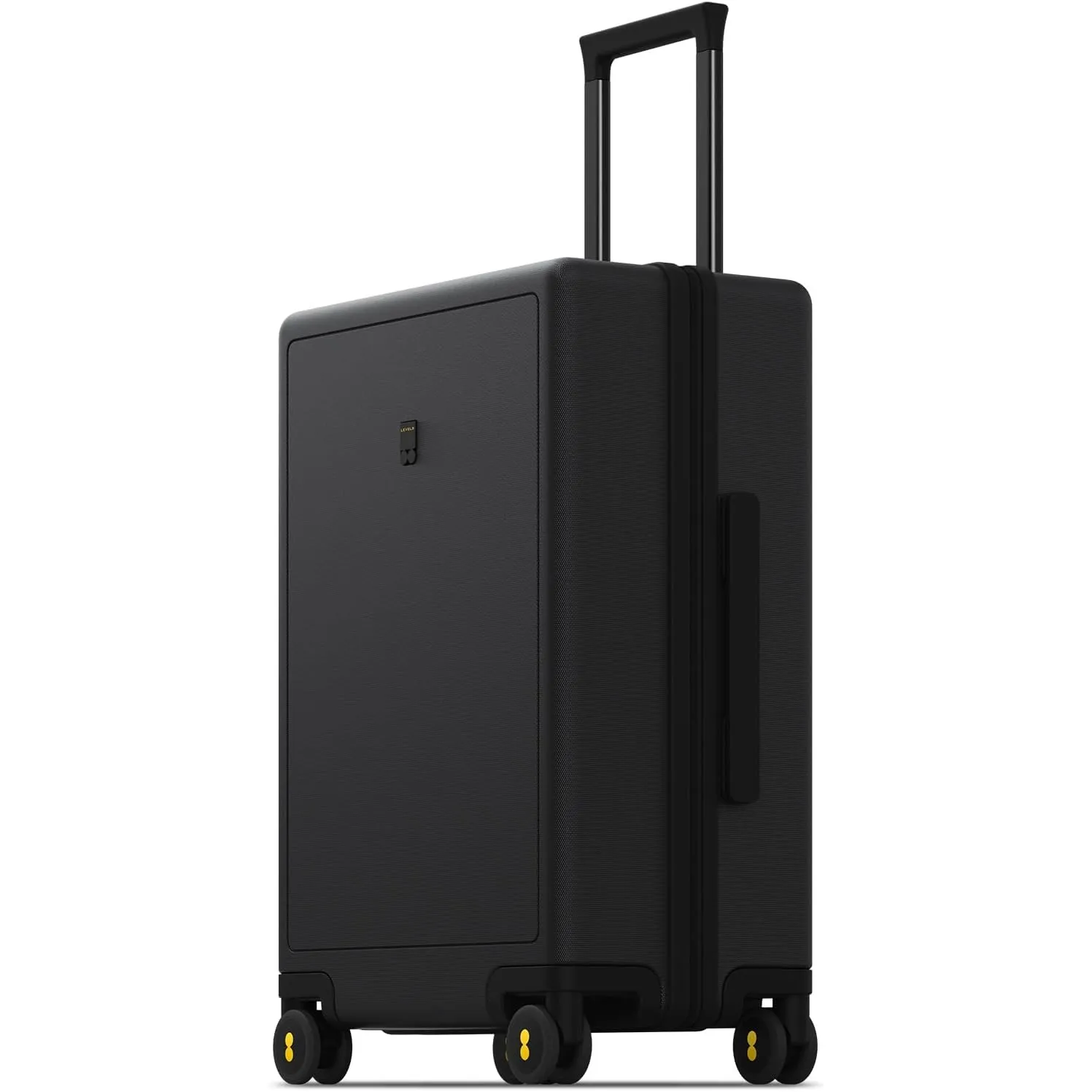 LEVEL8 Koffer Trolley, Rollkoffer Reisekoffer Hartschalen 4 Rollen, Spinner Handgepäck,TSA, 100% PC,Micro-Diamond Textu…