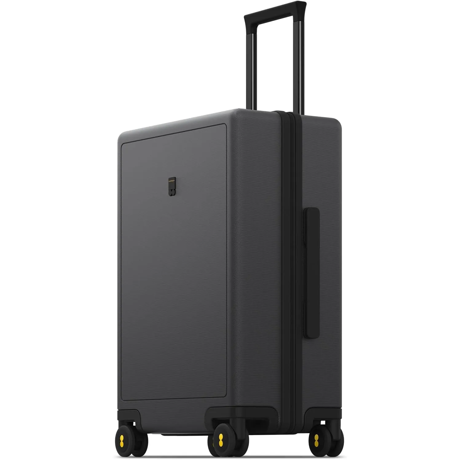 LEVEL8 Koffer Trolley, Rollkoffer Reisekoffer Hartschalen 4 Rollen, Spinner Handgepäck,TSA, 100% PC,Micro-Diamond Textu…