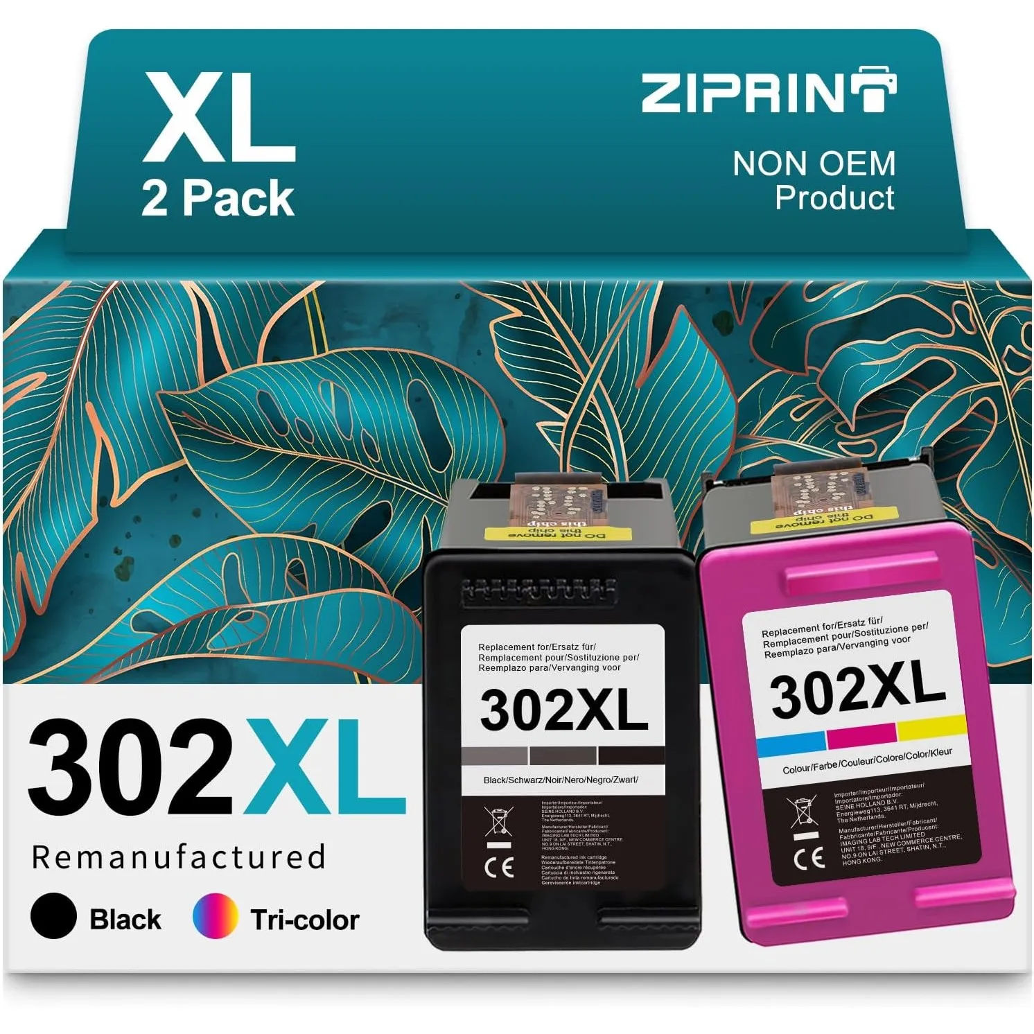 ZIPRINT 302XL Kompatibel für HP 302 Druckerpatronen