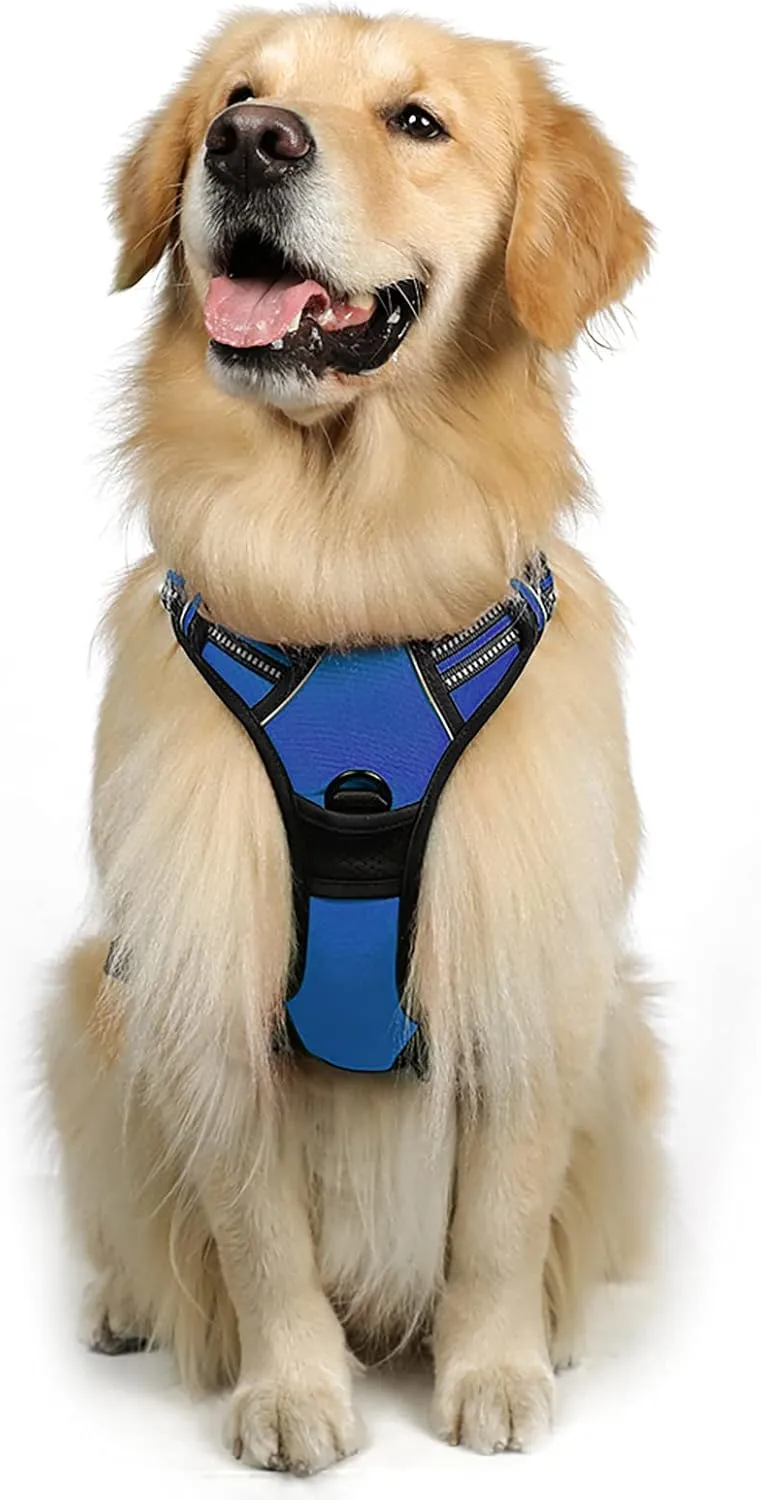 rabbitgoo Hundegeschirr Grosse Hunde, Anti Zug Geschirr mit Kontrolle, No Pull Verstellbar Hundegeschirr Mittelgroße Hu…