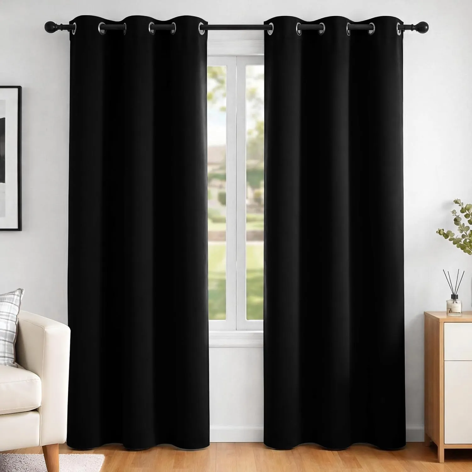 Deconovo Blackout curtains, thermal curtains, sound insulation, opaque curtains
