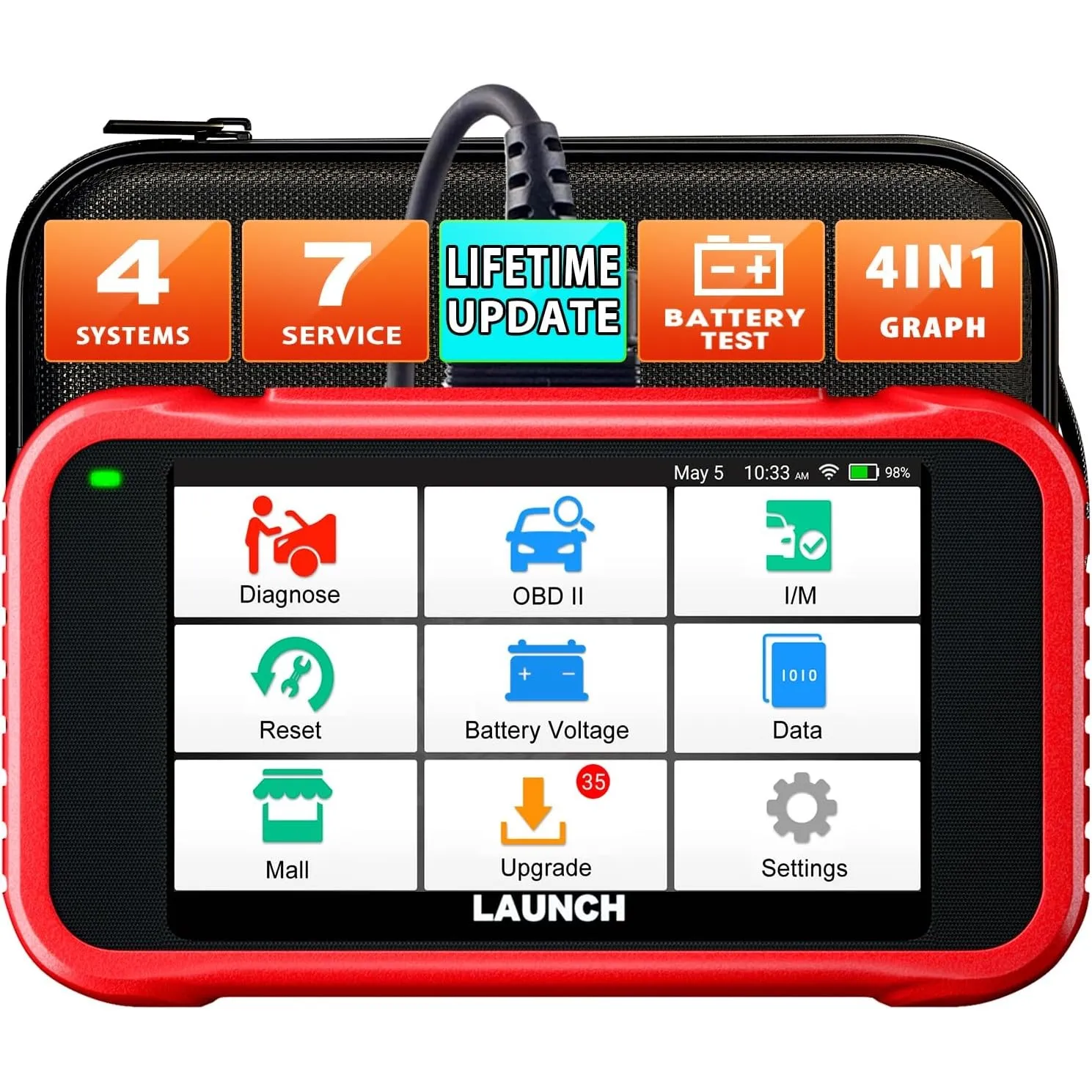 LAUNCH CRP123E V3.0 OBD2 Diagnosegerät Auto mit lebenslangen Updates