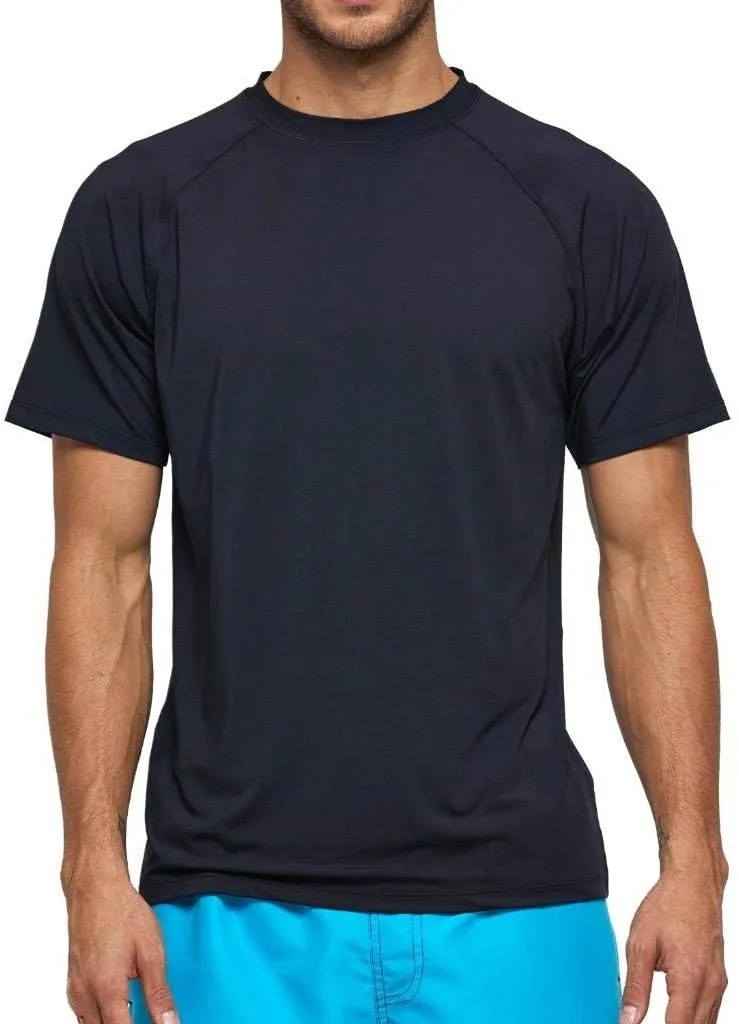 Arcweg Herren Rashguard UV T-Shirt Schwimm Shirt Kurzarm Schnell Trocknend Wassersurf-Shirt UPF 50 Tops Badeshirts (M-3…