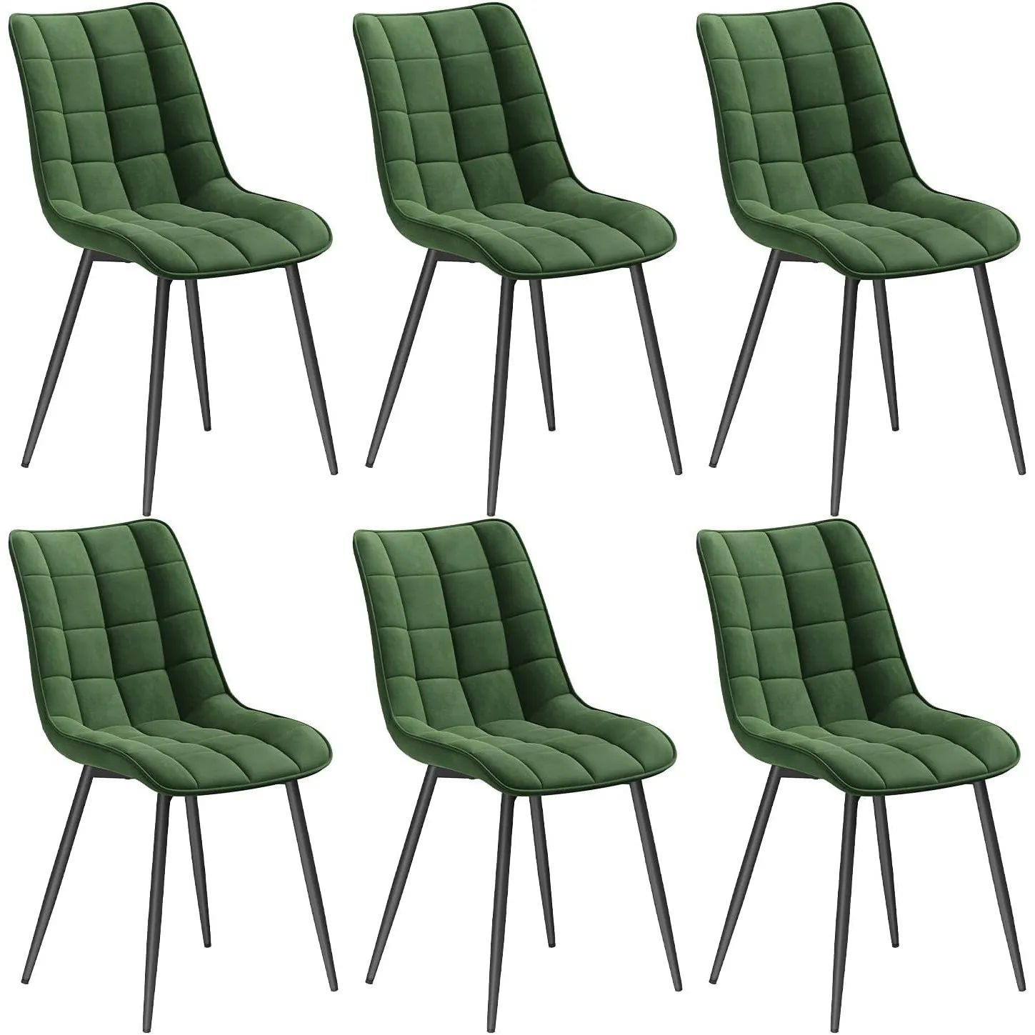 WOLTU Esszimmerstühle 6er Set, Küchenstühle gepolstert mit Rückenlehne
