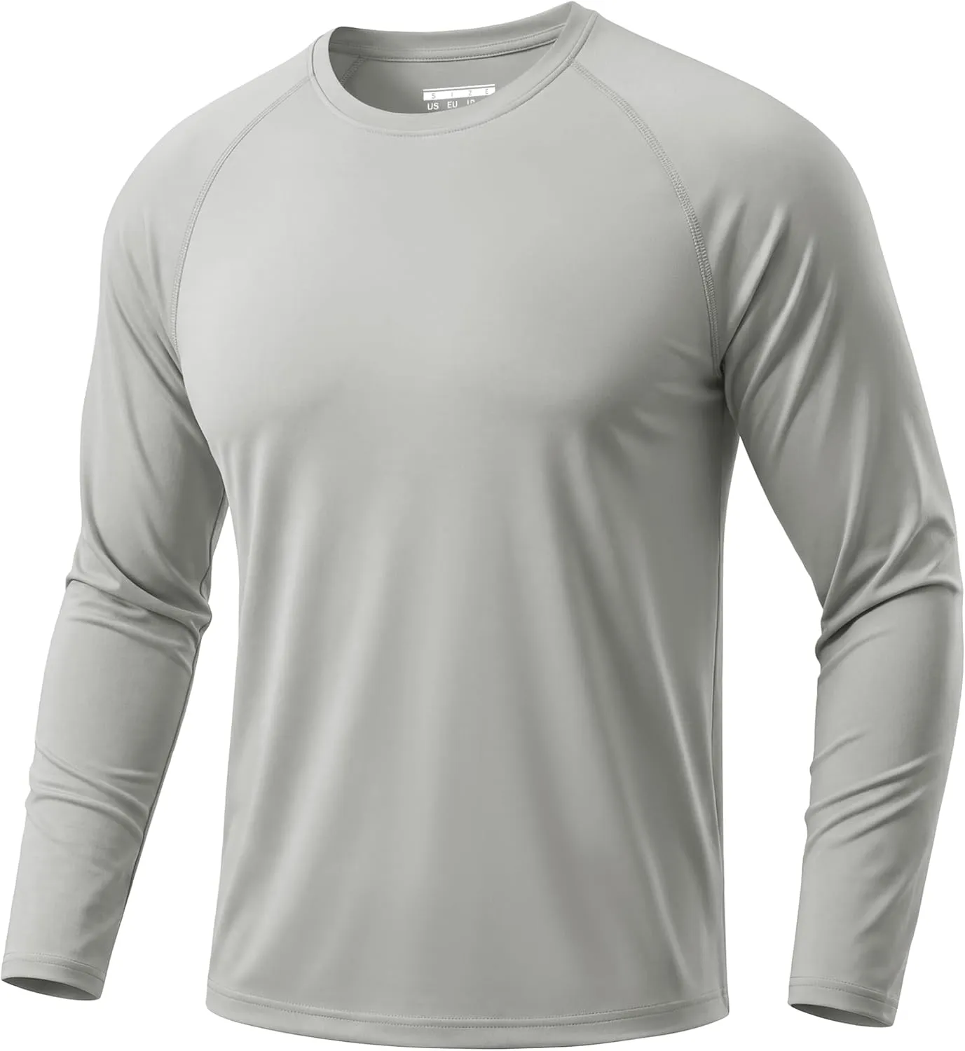 TACVASEN Herren UPF 50+ UV Sonnenschutz Langarmshirt Outdoor Langarm T-Shirt Rashguard
