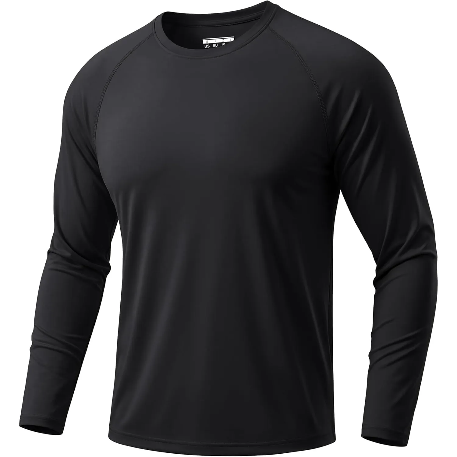 TACVASEN Herren UPF 50+ UV Sonnenschutz Langarmshirt Outdoor Langarm T-Shirt Rashguard