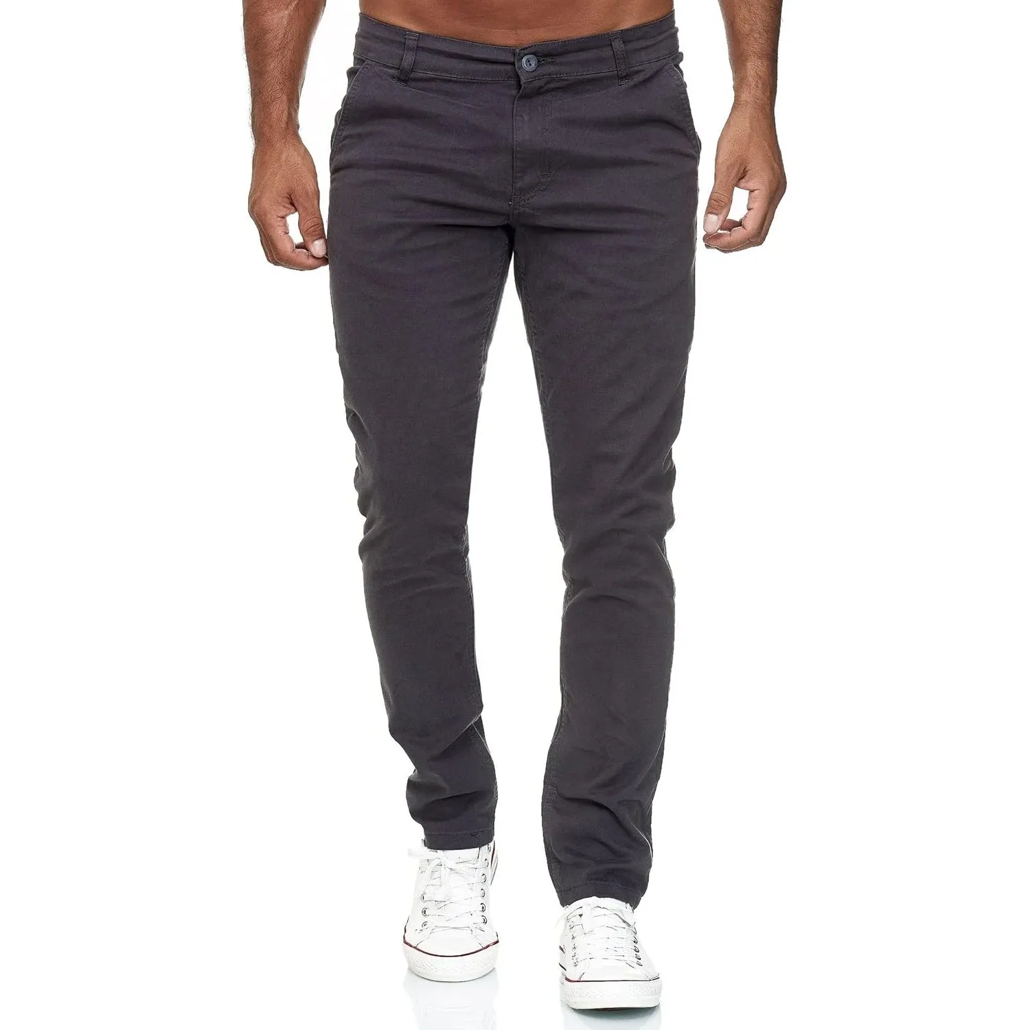 Tazzio Herren Chino 19530 – Slim Fit Stretch Chino Hose mit Baumwollmischung – Designer Freizeithose, Ganzjährig, Komfo…