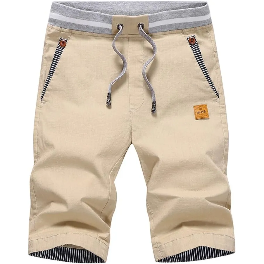 Tansozer Kurze Hosen Herren Shorts Herren Sommer Chino Gummizug