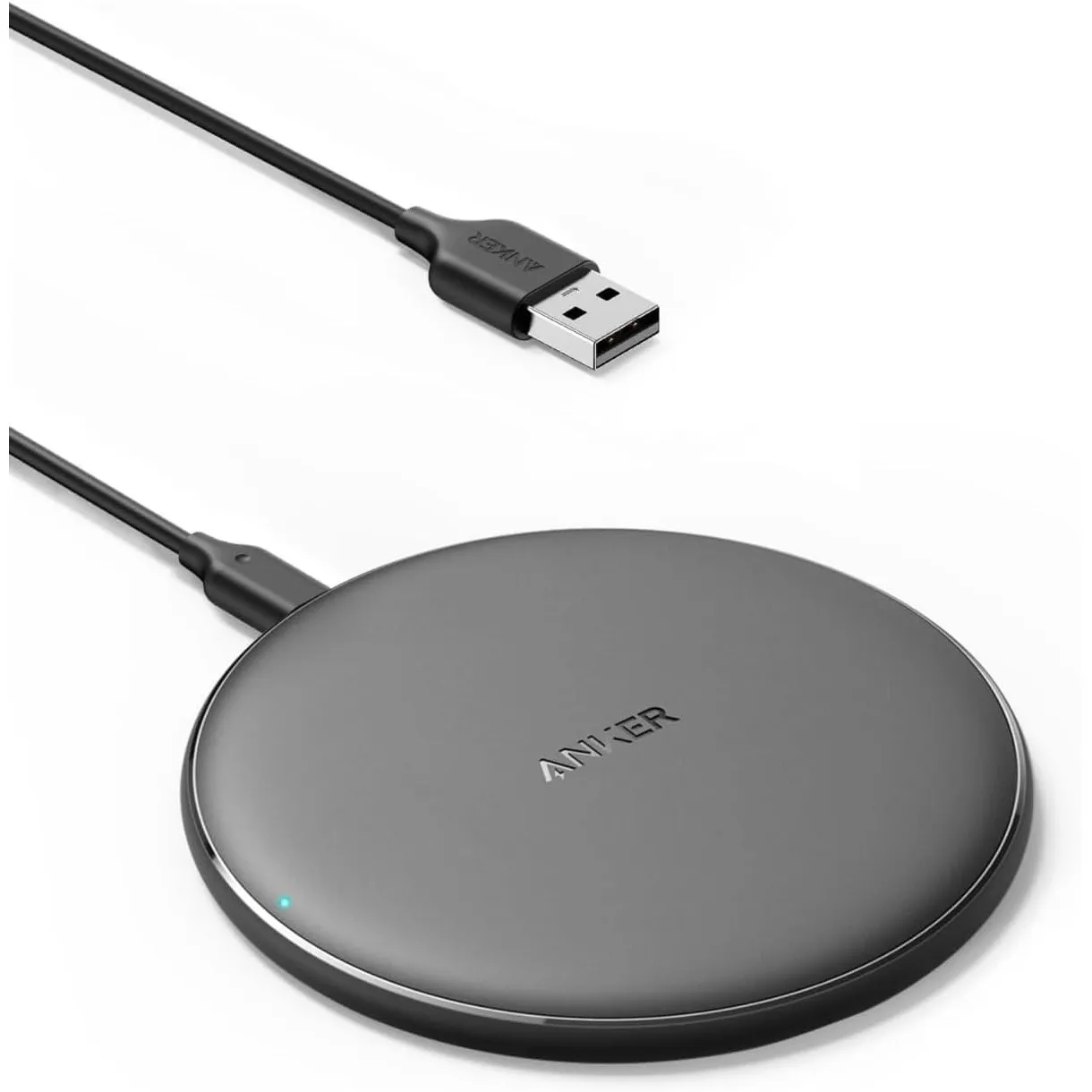 Anker Kabelloses Ladepad Pad, Qi-Zertifiziert 10W Max für Samsung