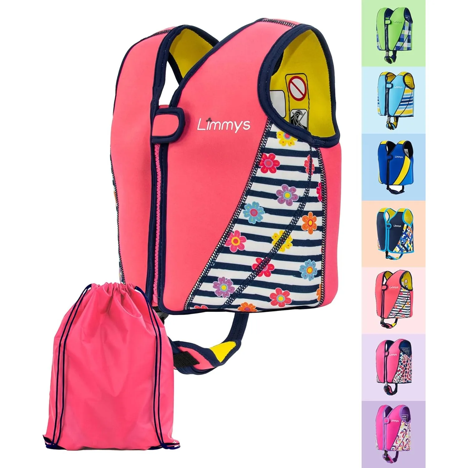 Limmys Neopren Kinderschwimmweste – Verstellbarer Auftrieb