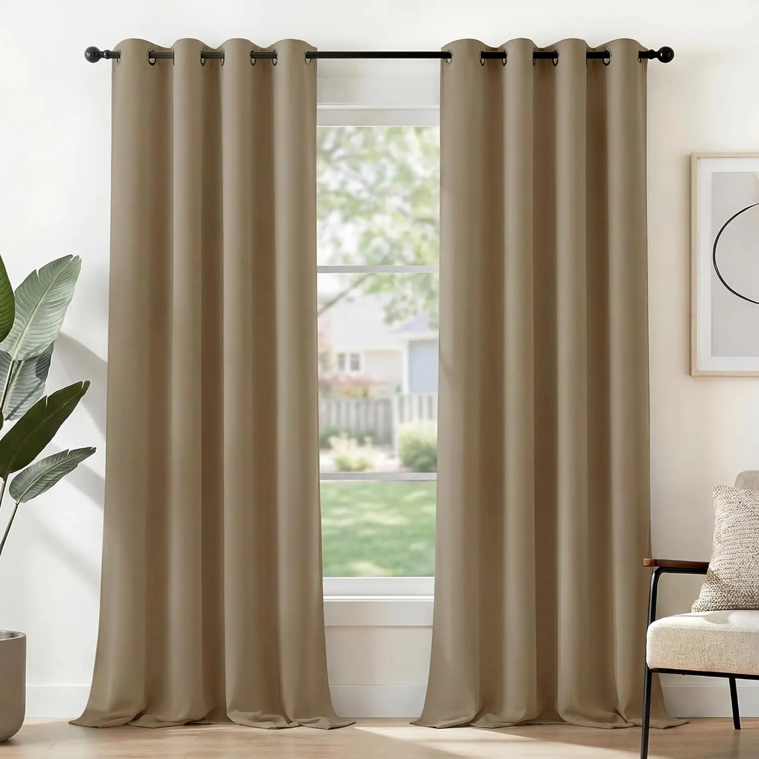 Deconovo Blackout curtains, thermal curtains, sound insulation, opaque curtains