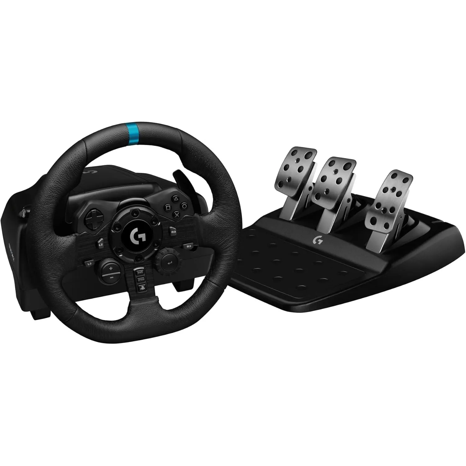 Logitech G G923 Racing Wheel und Pedale, TRUEFORCE bis zu 1000 Hz Force Feedback, Responsive Driving-Design, Doppelkupp…