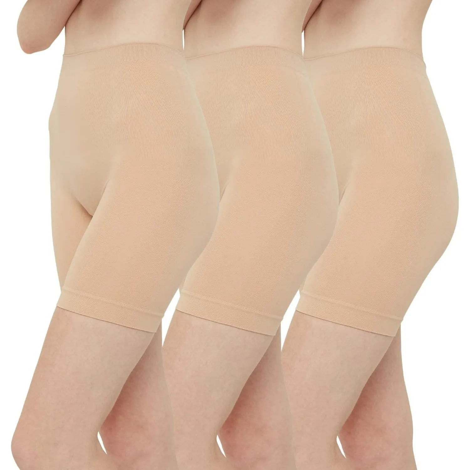INNERSY Radlerhose Damen Kurz Hose Unter Kleid Rock Anti Scheuern 3er Pack | Chub Rub Shorts, Hosen Unterrock, Sport Ku…