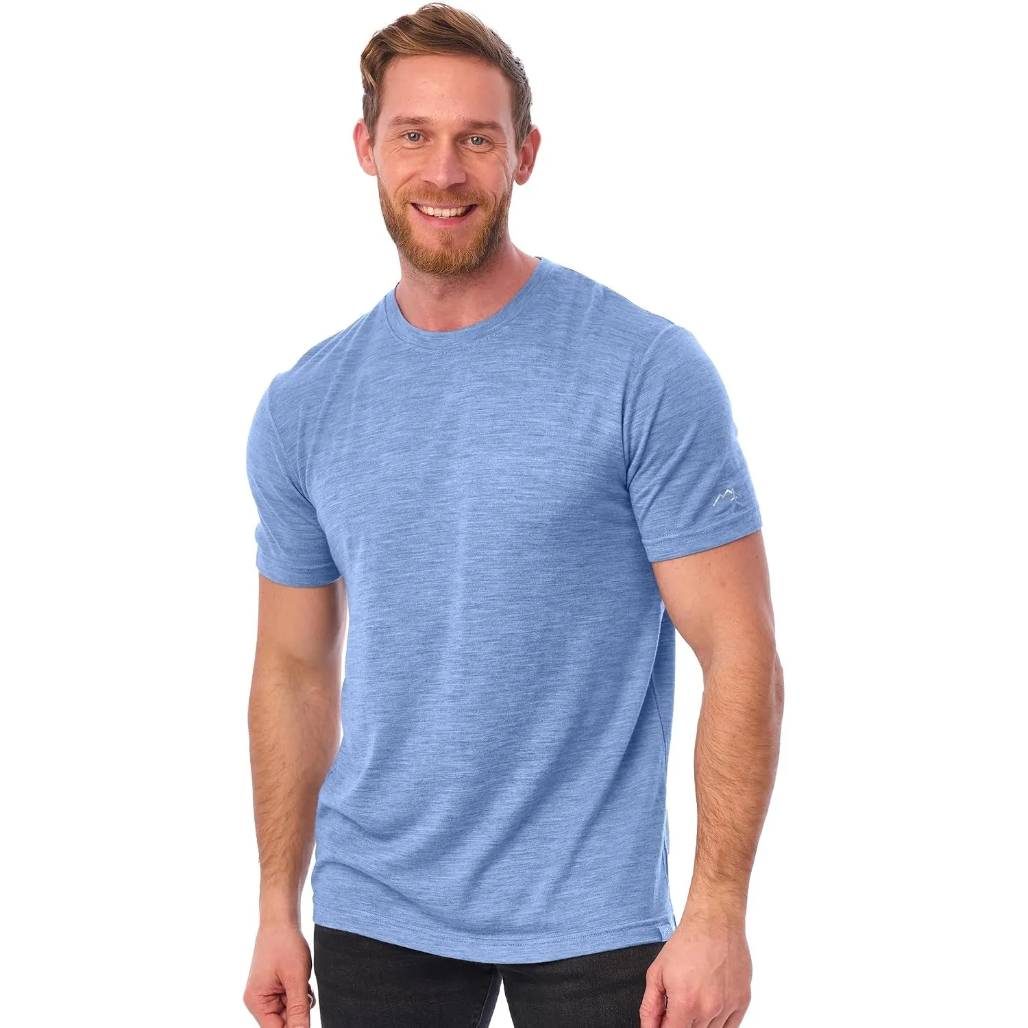 Merino.tech 100% Merino T-Shirt Herren Kurzarm Sport & Outdoor