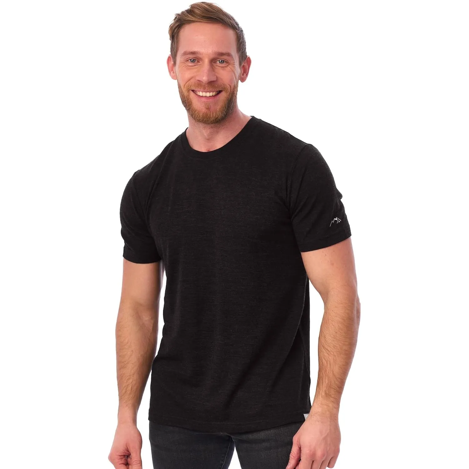Merino.tech 100% Merino T-Shirt Herren Kurzarm Sport & Outdoor | Kratzfreies Shirt, geruchshemmend Baselayer, atmungsak…