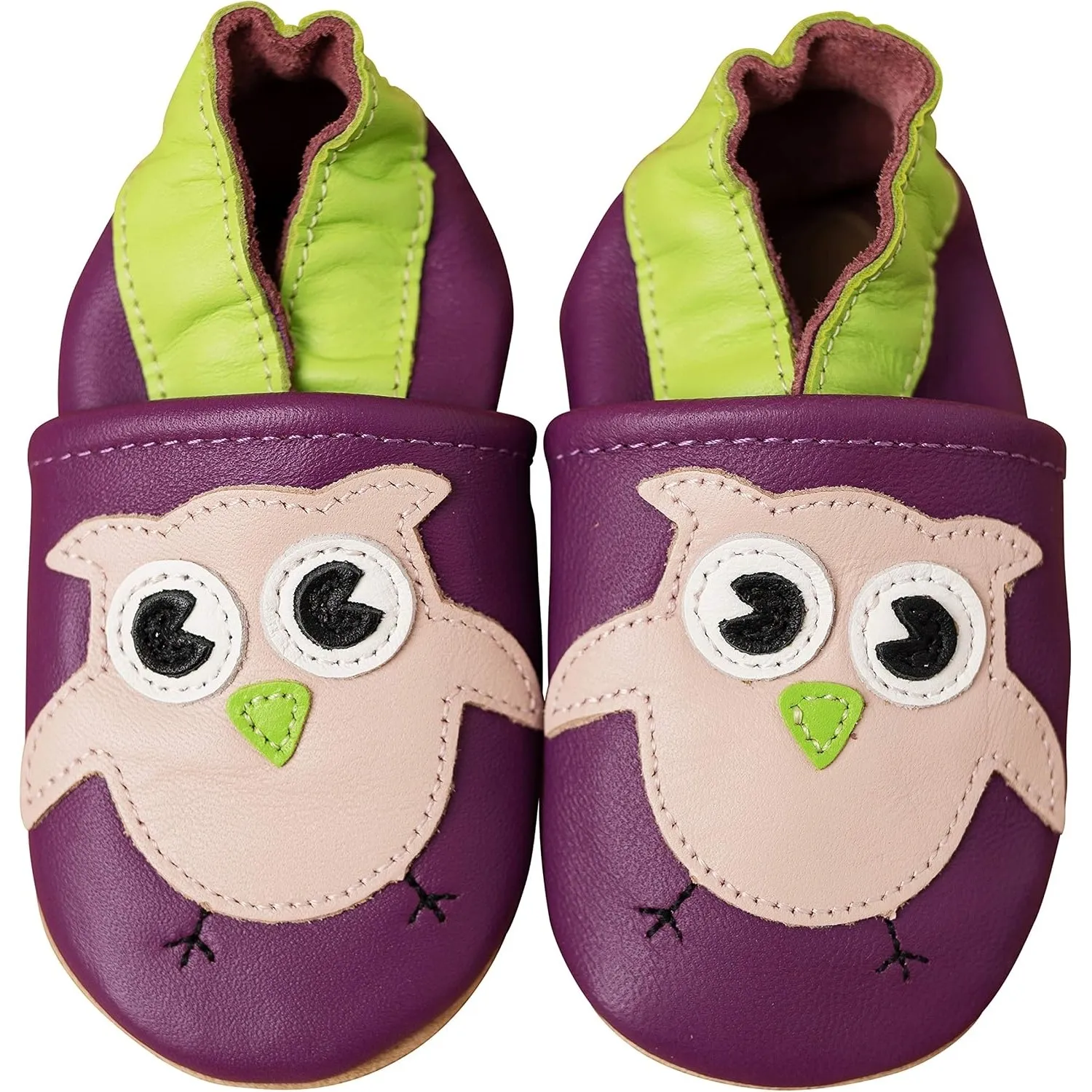 Krabbelschuhe - MARKENQUALITÄT VIELE Motive bis 4 Jahre Babyschuhe Leder Babyhausschuhe Lauflernschuhe Lederpuschen Hau…