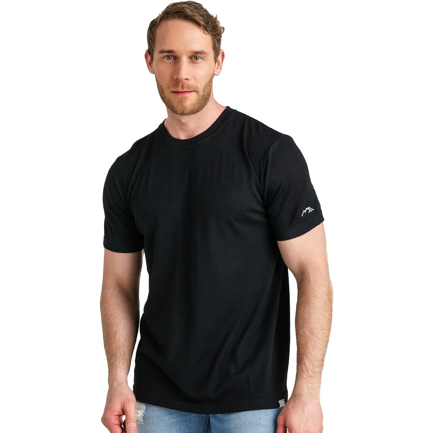 Merino.tech 100% Merino T-Shirt Herren Kurzarm Sport & Outdoor | Kratzfreies Shirt, geruchshemmend Baselayer, atmungsak…