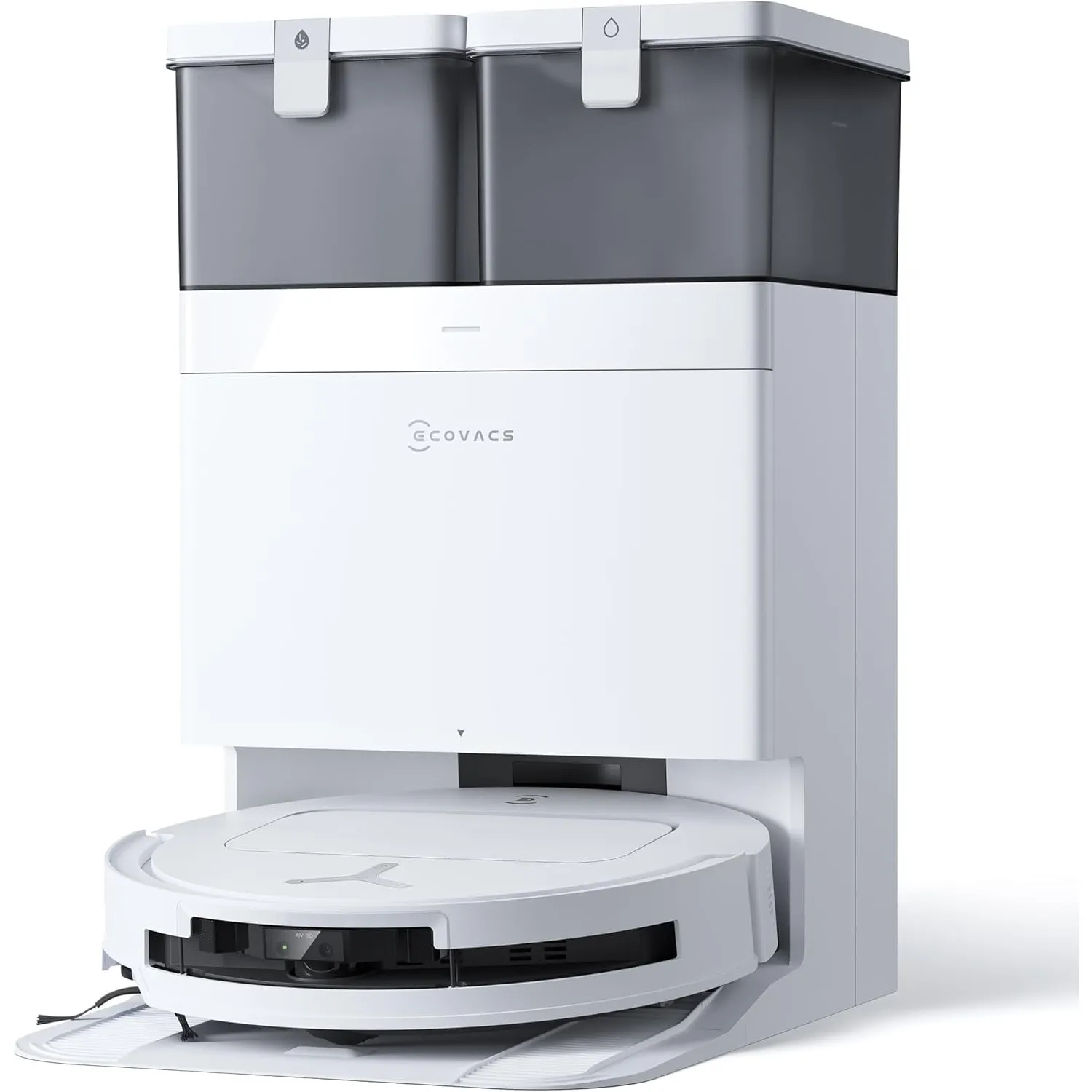 ECOVACS T50 Omni Gen2 Saugroboter mit Wischfunktion 21.000 Pa, ZeroTangle