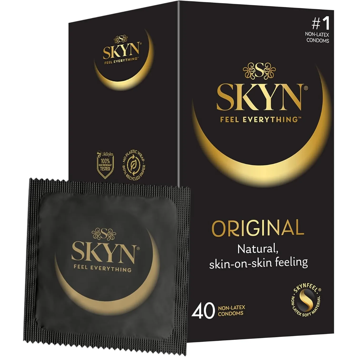 SKYN Original Kondome (40 Stück) latexfrei, Normale Größe