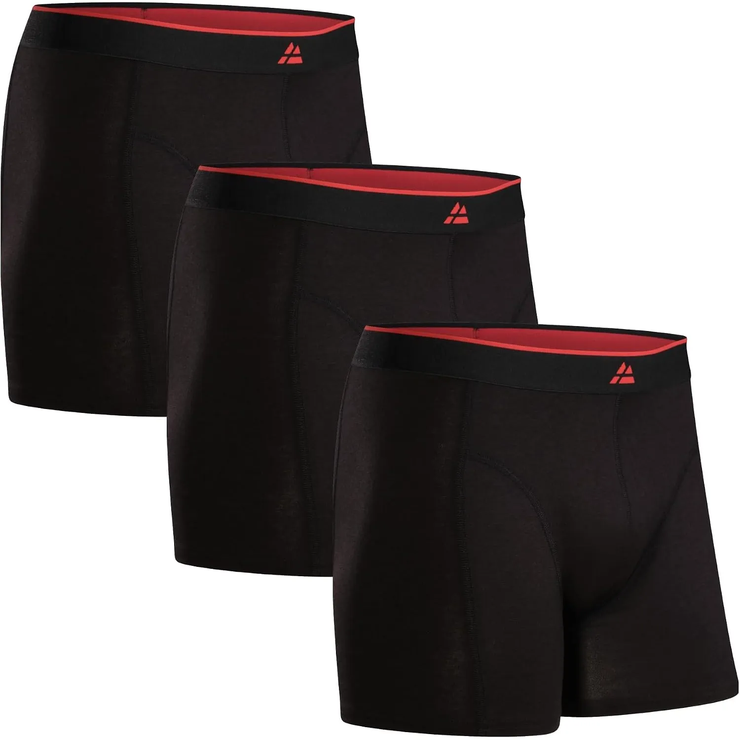 DANISH ENDURANCE Bambus Boxershorts Herren, Mit Eingriff, 3er & 6er Pack