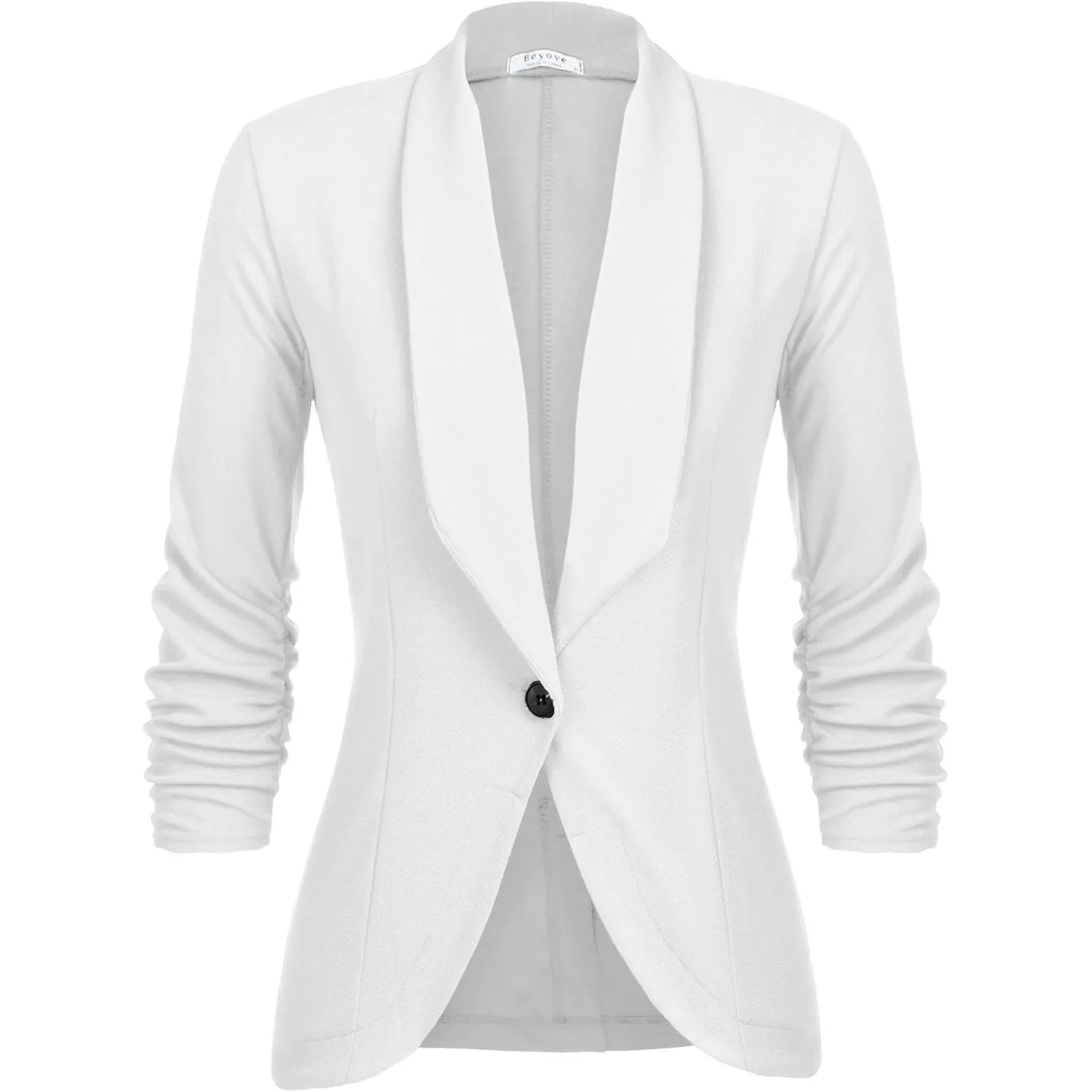UNibelle Blazer Damen Sportlich Elegant Longblazer Business Blazer Jacke