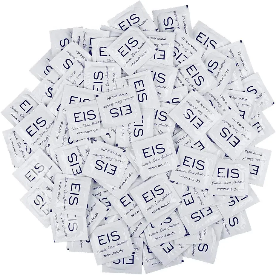 EIS Kondome XXL-Pack 50 Stück | Gefühlsecht und hauchzart für intensives Vergnügen | Extrafeuchte Oberfläche | Condoms …