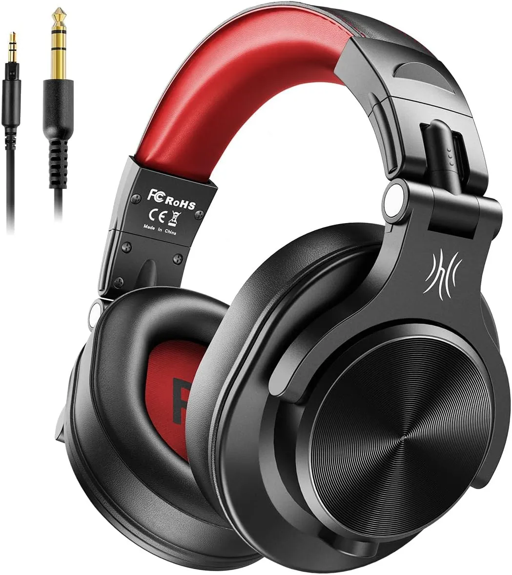 OneOdio Kopfhörer Over Ear, DJ Kopfhörer mit Kabel, Professionell Geschlossener Studio HiFi Kopfhörer mit Share Port fü…