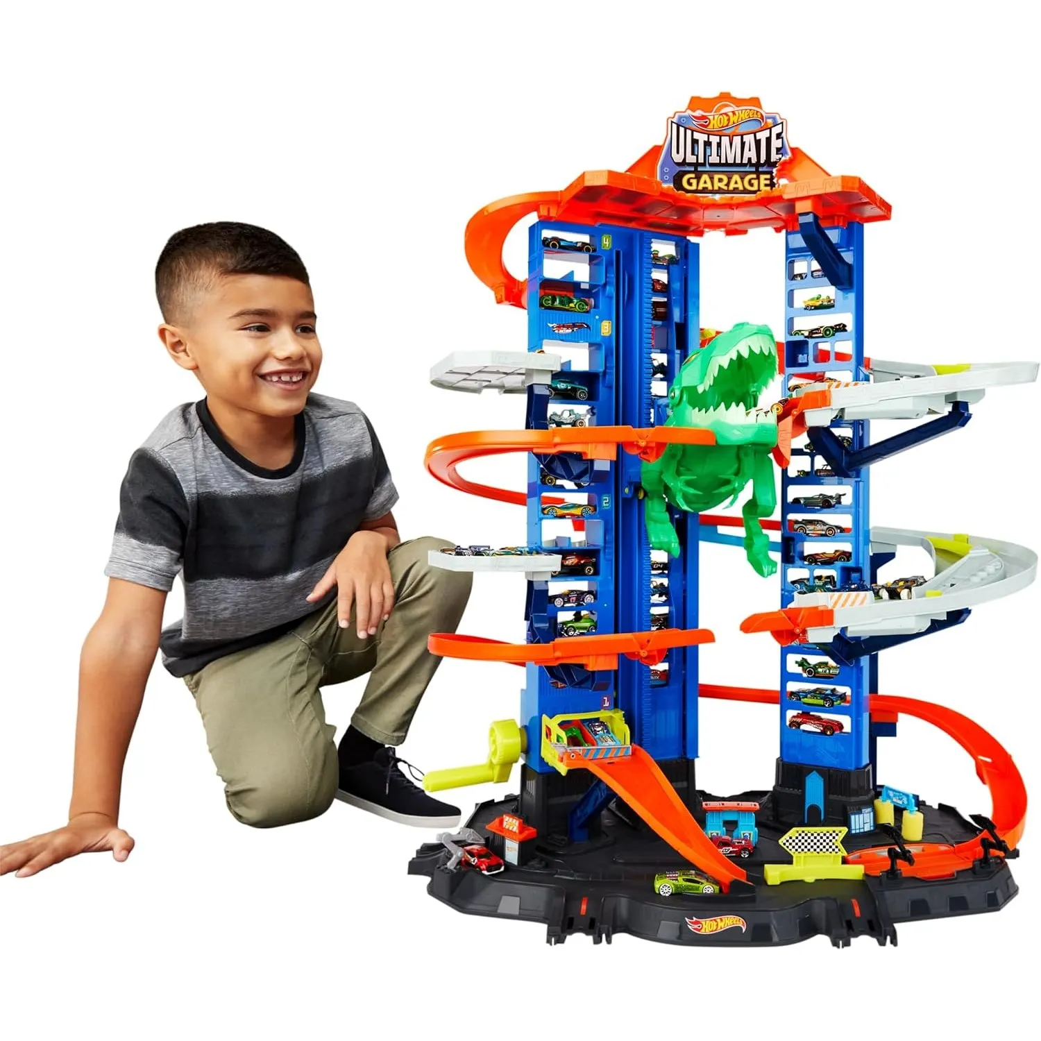 Hot Wheels Ultimate Garage Spielset und 2 Autos