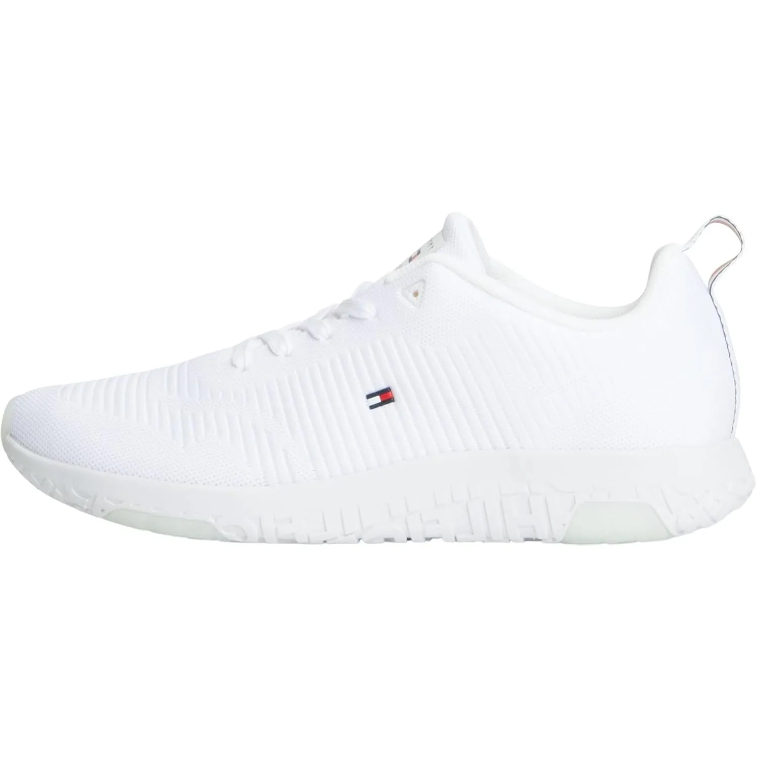 Tommy Hilfiger Herren Runner Sneaker Corporate Knit Rib Runner Sportschuhe