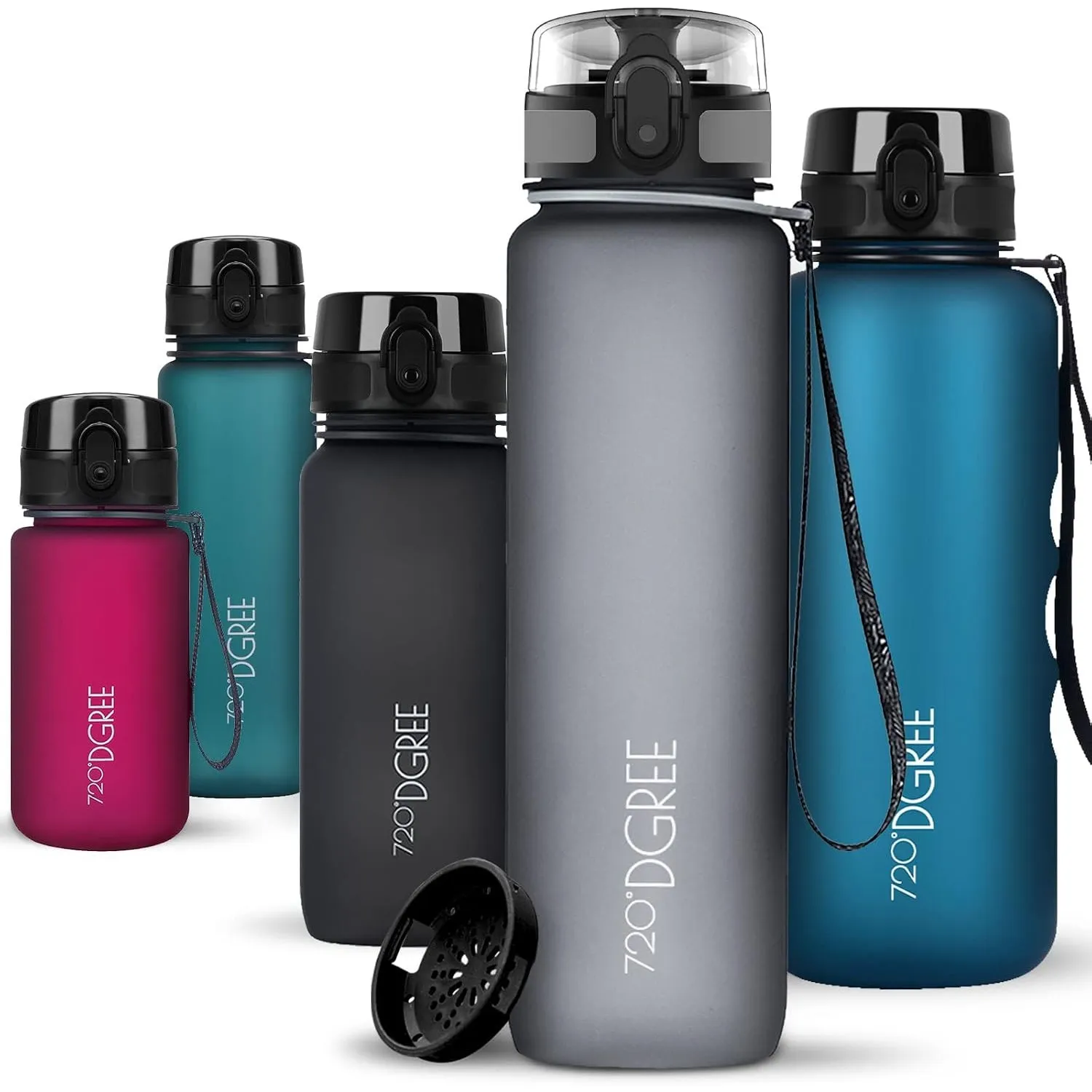 720°DGREE Trinkflasche ”uberBottle” – BPA-Frei, 6 Größen, über 40 Farben