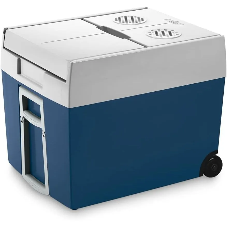 MOBICOOL MT48W elektrische Kühlbox 48L – 12V und 230V – Tragbarer Mini-Kühlschrank mit Rollen für Auto, Wohnmobil, LKW …