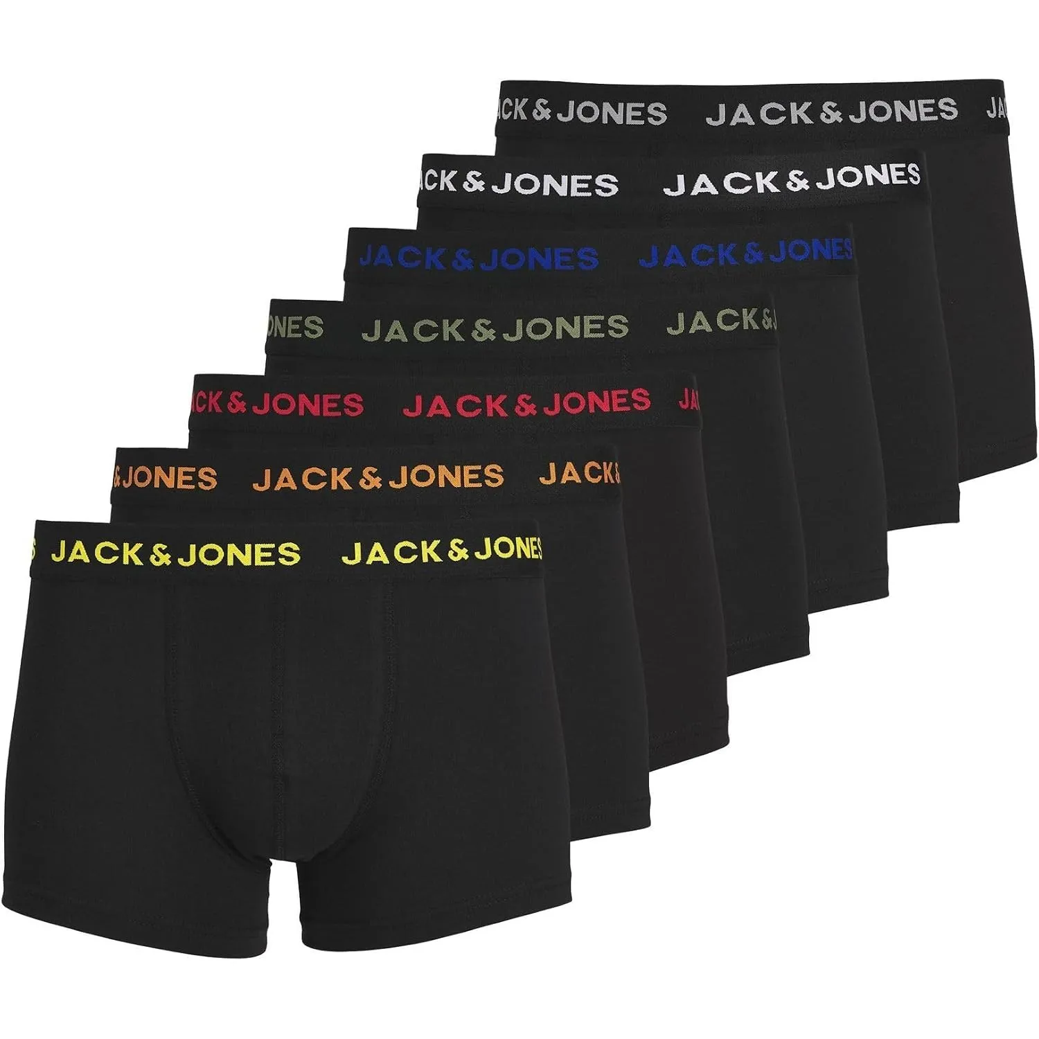 JACK & JONES JACHUEY Trunks 7 Pack NOOS
