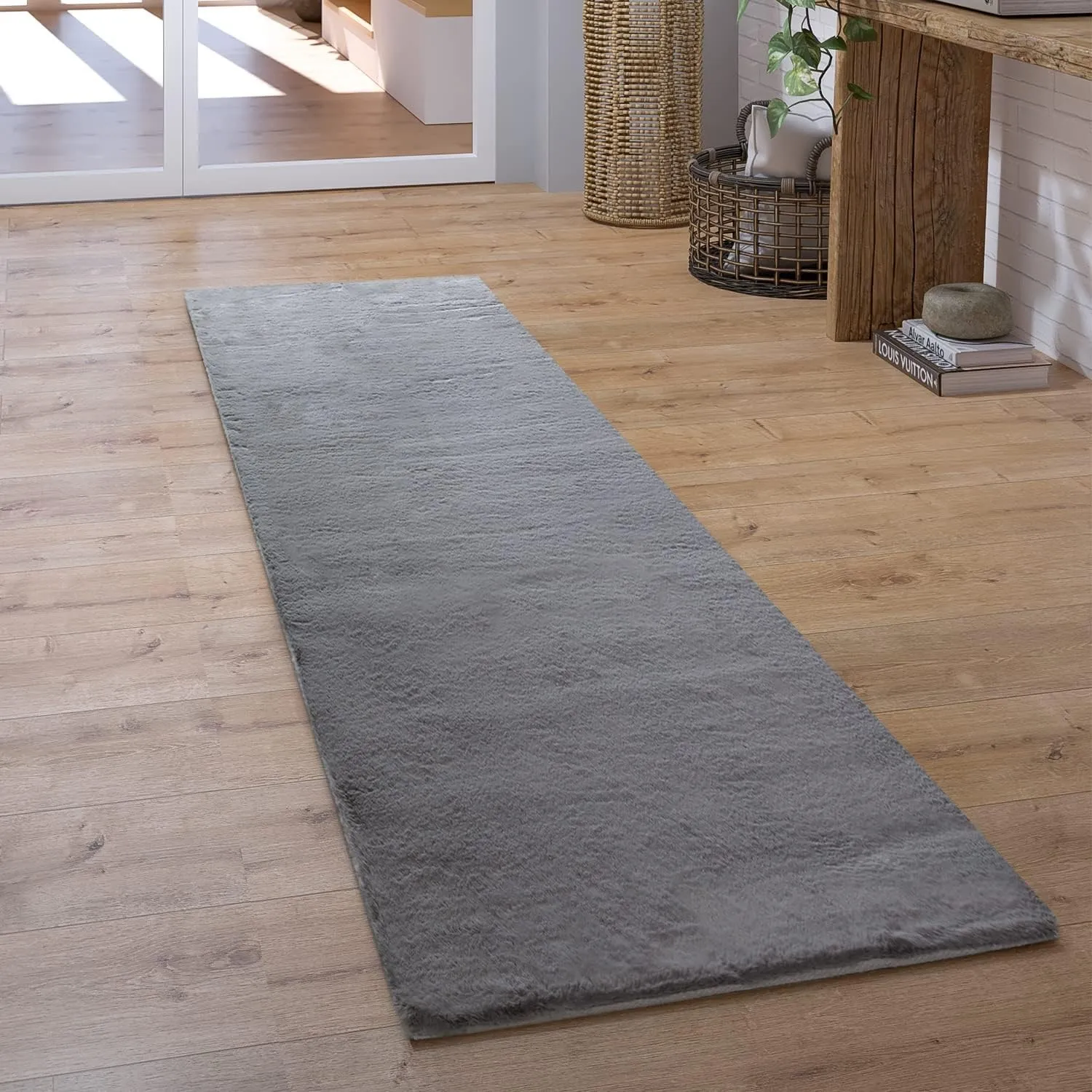 Paco Home Hochflor Teppich Wohnzimmer Schlafzimmer Shaggy Modern Flauschiger Fellteppich Weich Fell Imitat Kunstfell Ei…