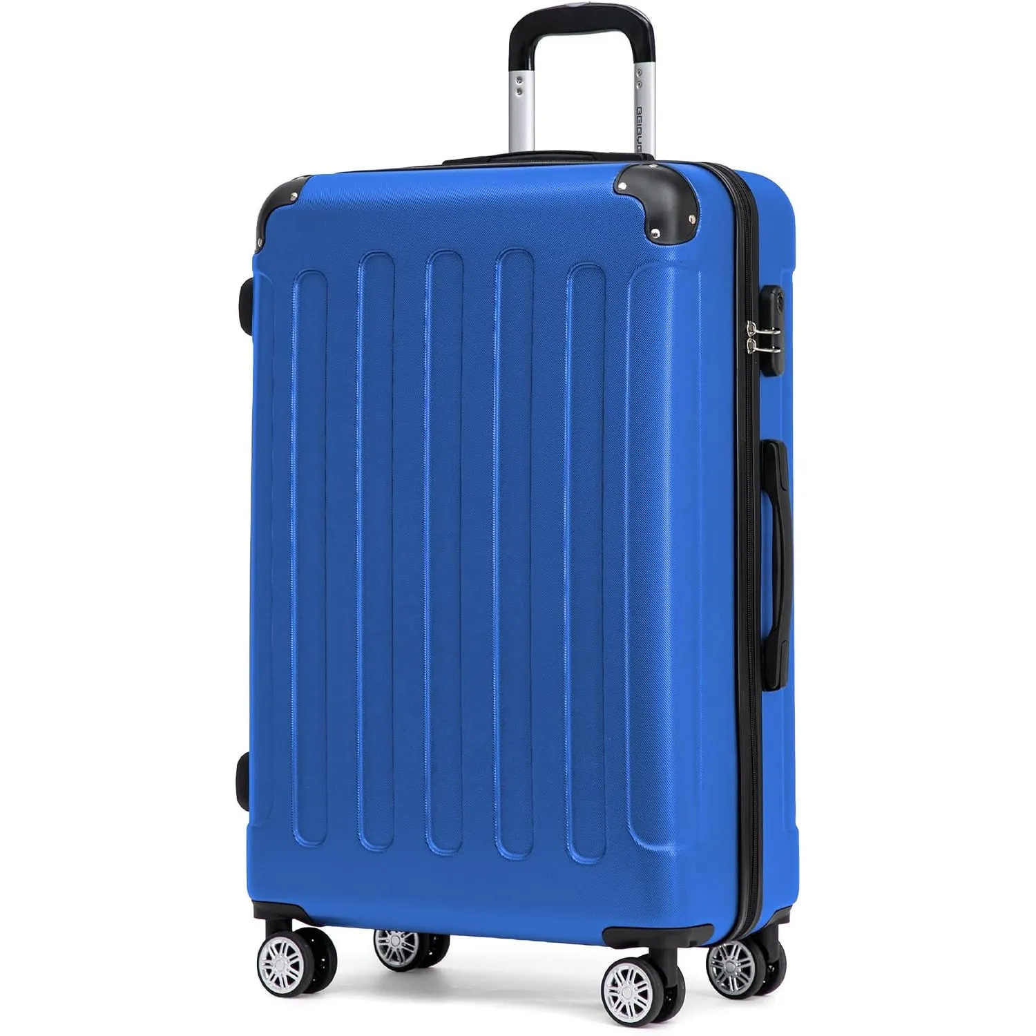 BEIBYE Hartschalenkoffer XL 76 cm – großer Reisekoffer für Familienreisen, leicht, robust, ABS, 360° Doppelrollen, Zahl…