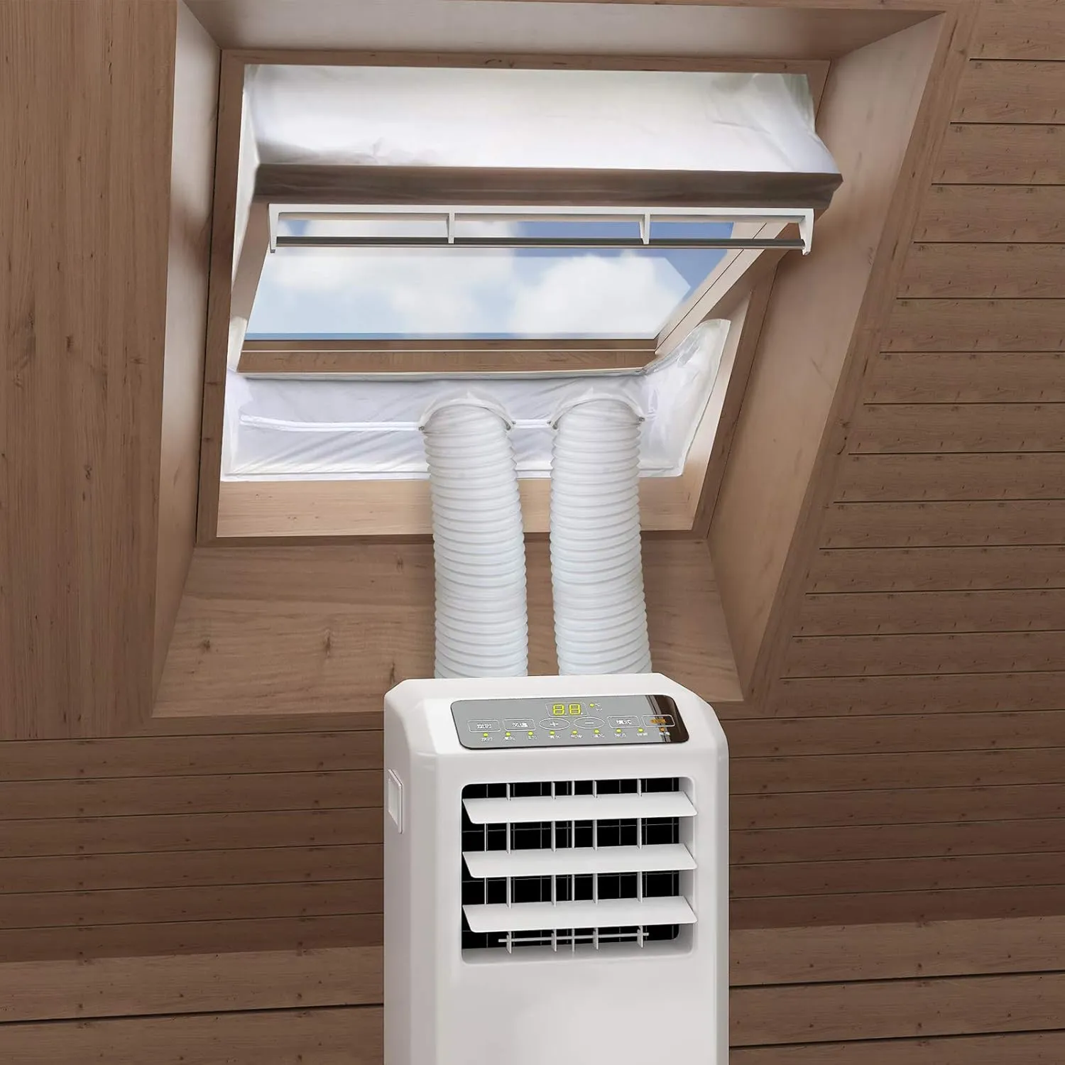 Hoomee Window Seal for Mobile Air Conditioning Units on Roof Windows and Swing Windows