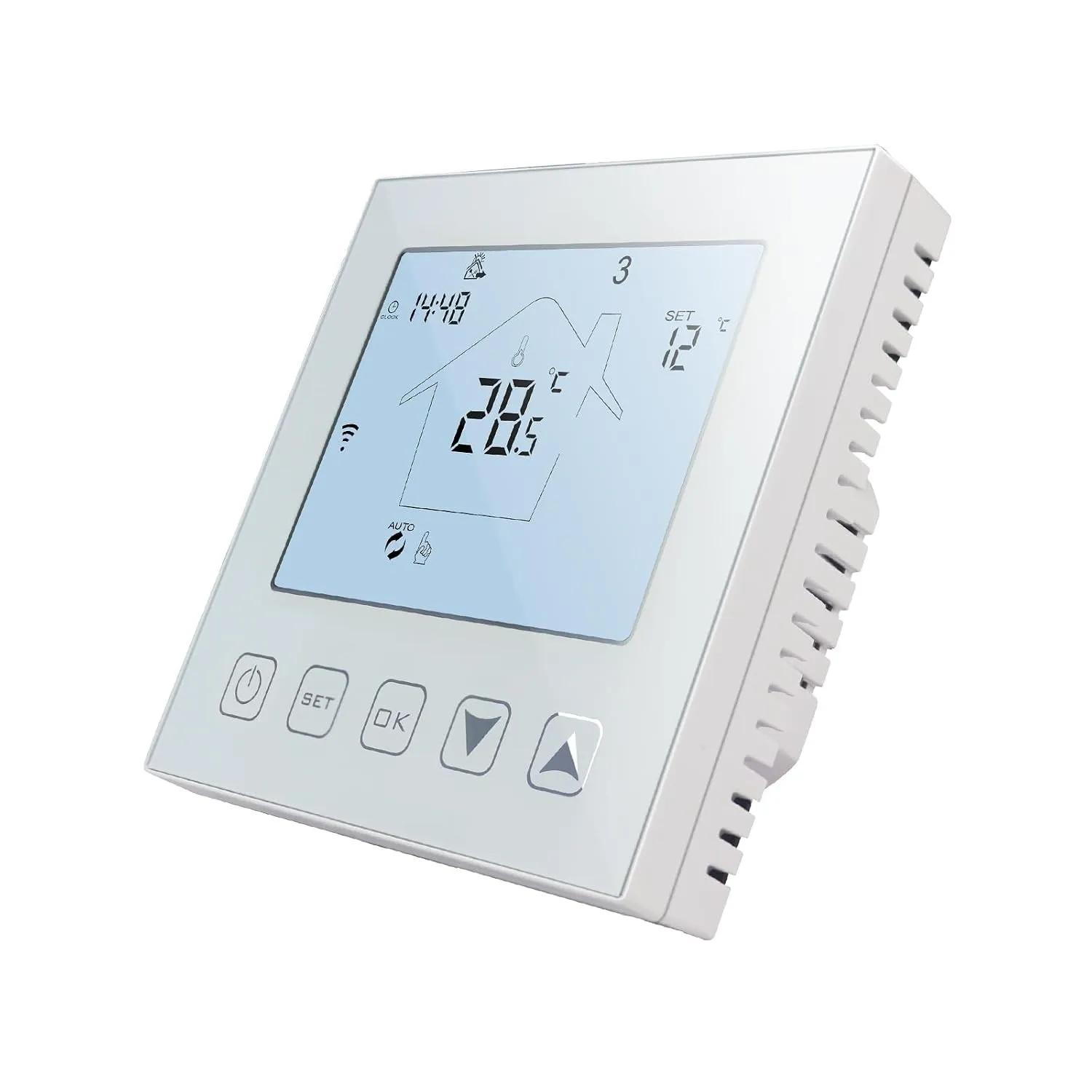 KETOTEK Smart Thermostat Fussbodenheizung Elektrisch WLAN 230V Unterputz