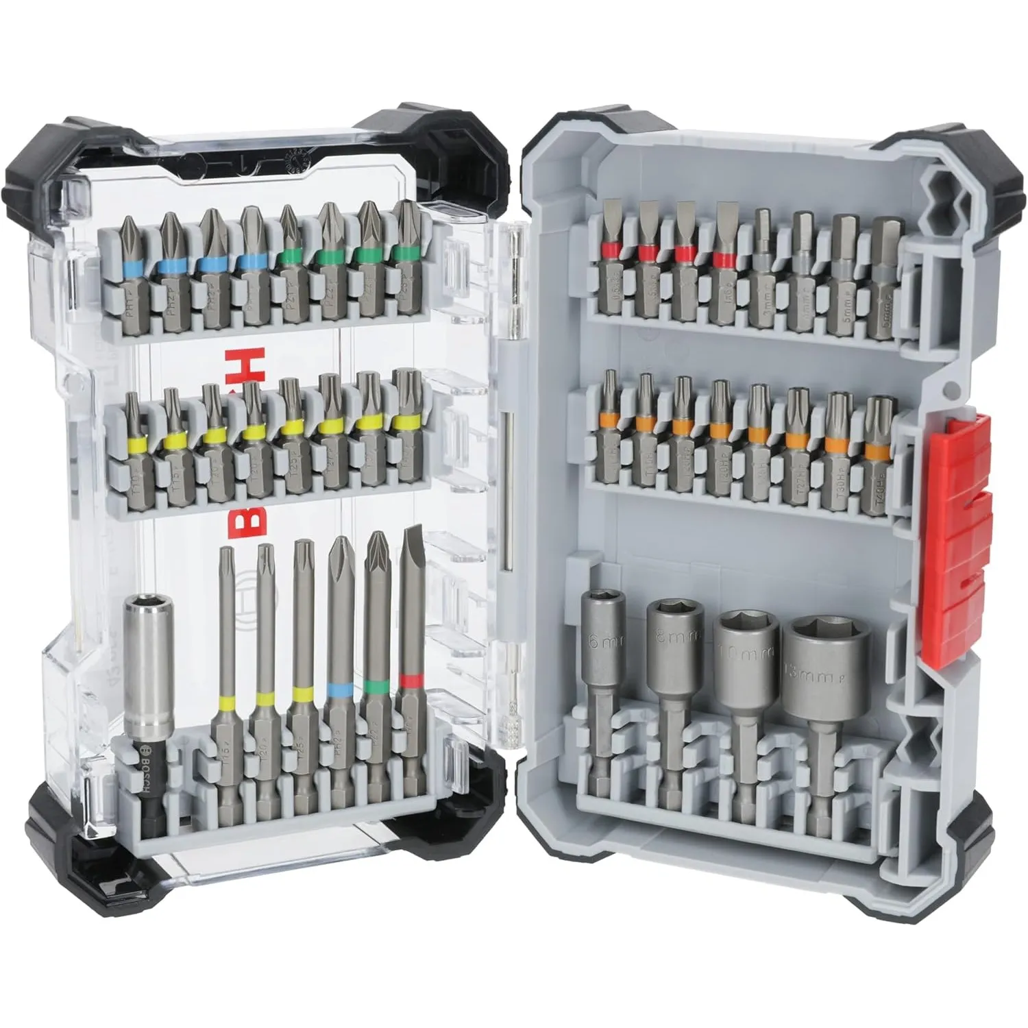 Bosch 43x Extra Hard Schrauberbit-Set, Auststeller, 43‑tlg.