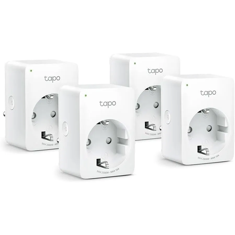 Tapo P100 WLAN Smart Steckdose 4er Pack, Smart Home WiFi Steckdose, Alexa Zubehör, funktioniert mit Alexa, Google Home,…