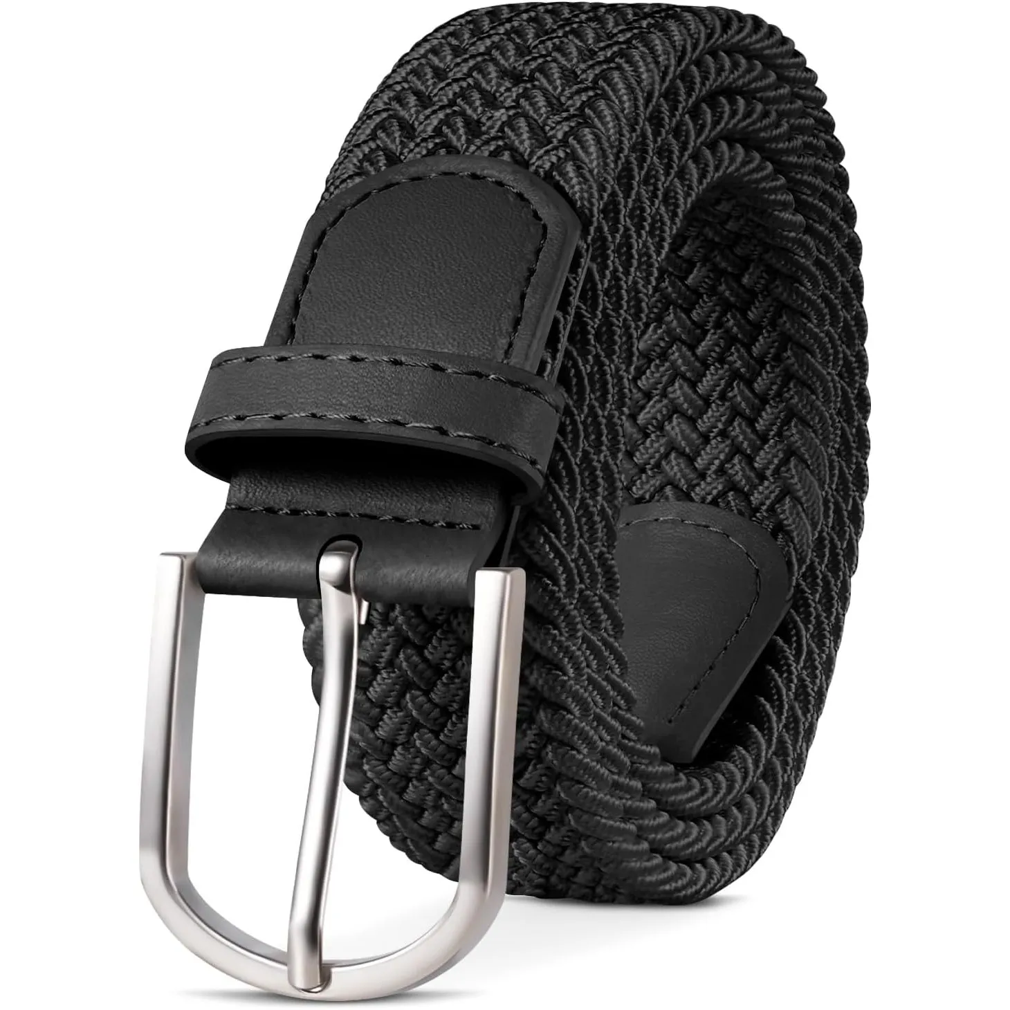TANGCHAO Stretchgürtel Flechtgürtel elastischer, Gürtel Damen und Herren