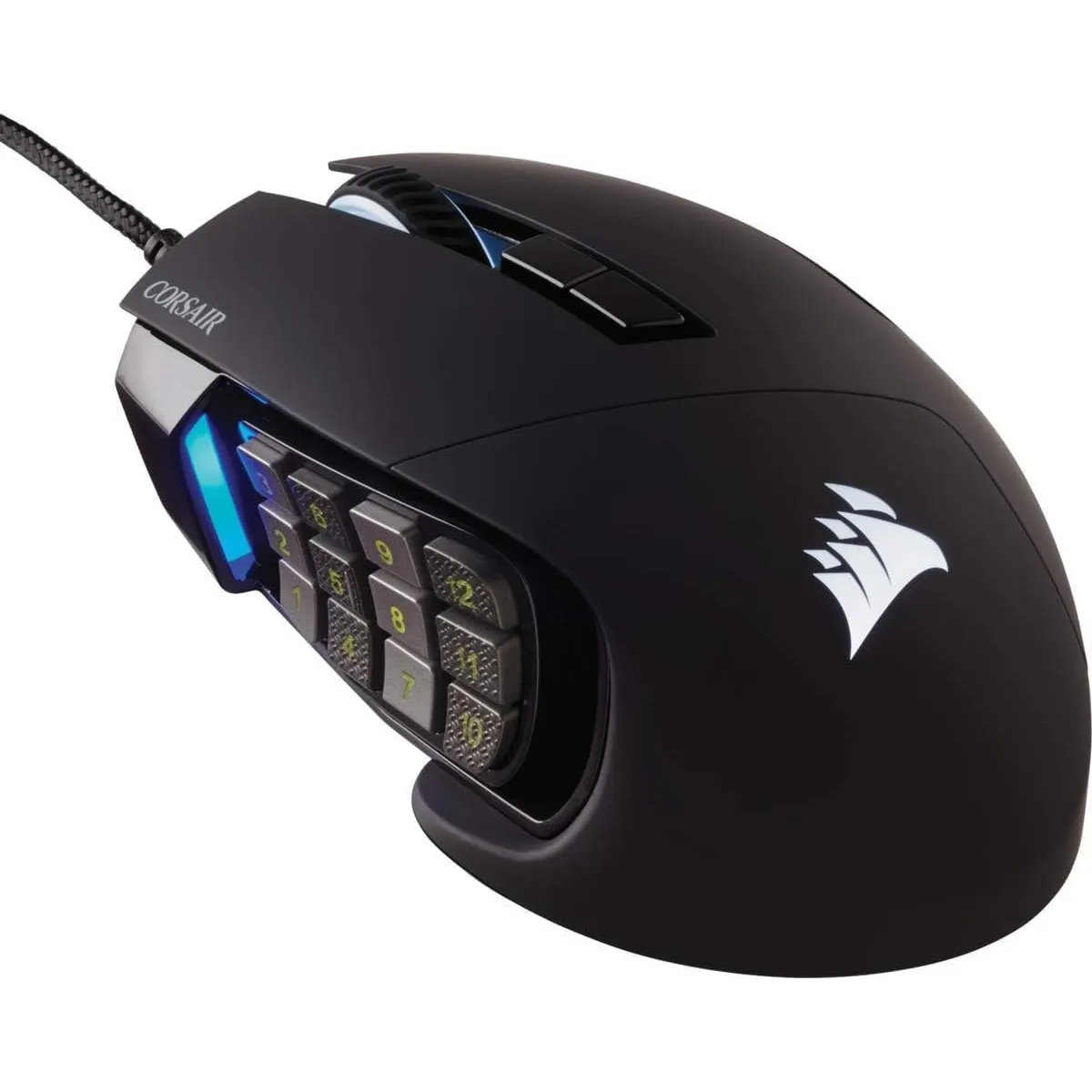 Corsair Scimitar RGB Elite Kabelgebundene MOBA/MMO Gaming-Maus - Schwarz