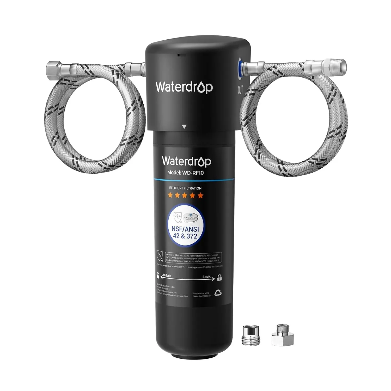 Waterdrop 10UA Untertisch-Wasserfiltersystem, 11.000 Gallonen Kapazität