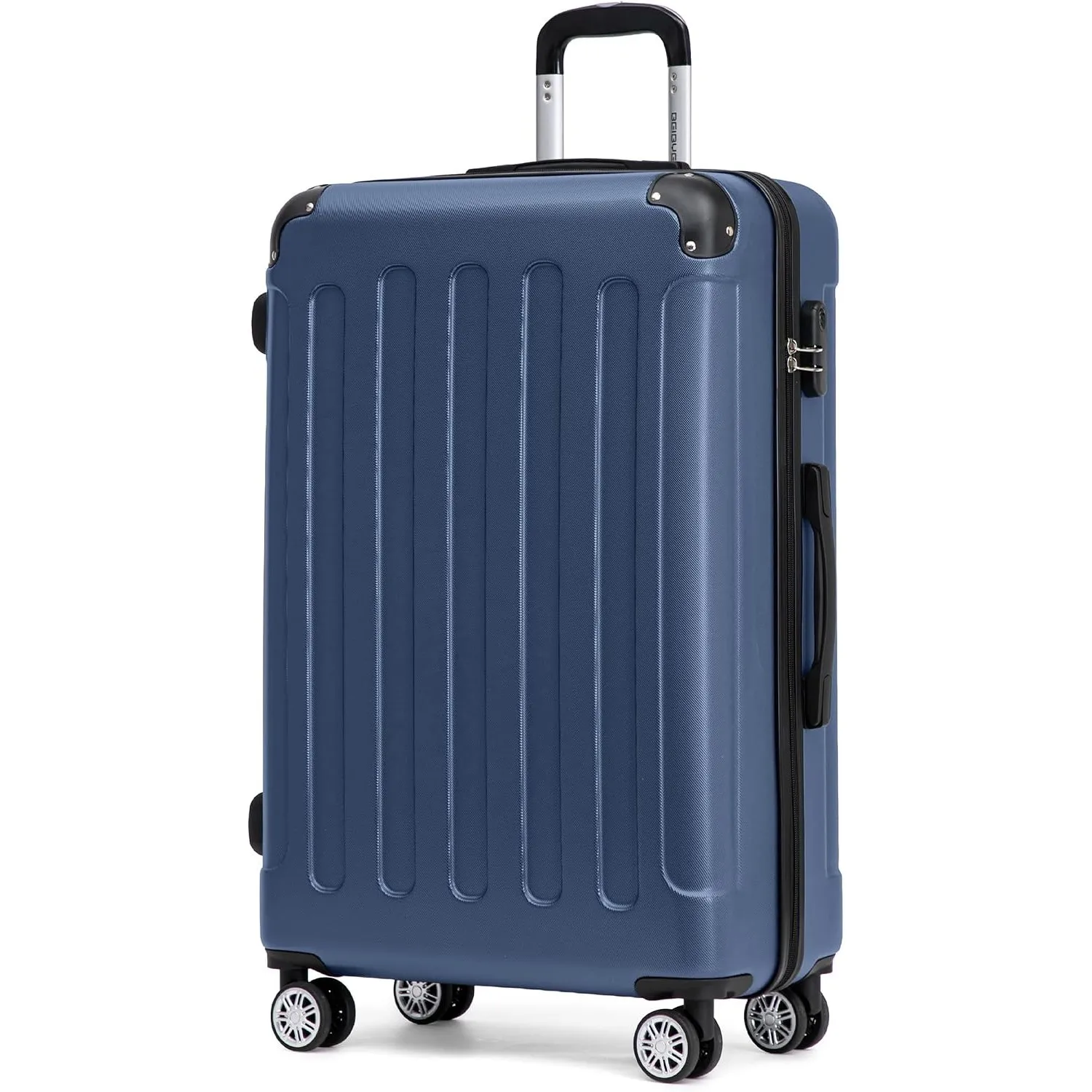 BEIBYE Hartschalenkoffer XL 76 cm – großer Reisekoffer für Familienreisen, leicht, robust, ABS, 360° Doppelrollen, Zahl…