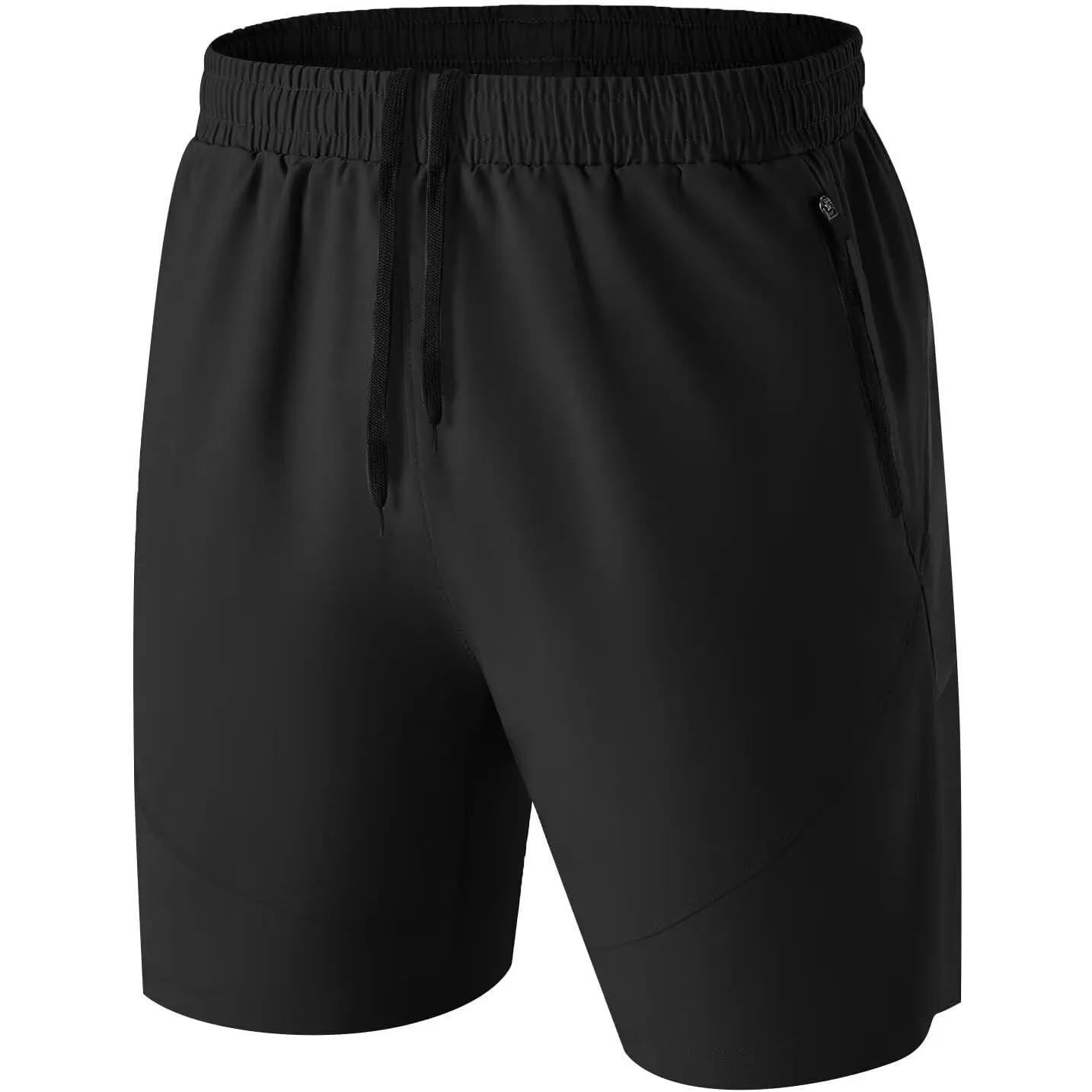 HMIYA Sporthose Herren Kurz mit Reißverschlusstasche | Atmungsaktiv Sport Shorts mit Reißverschluss,Leichte Kurze Hose …