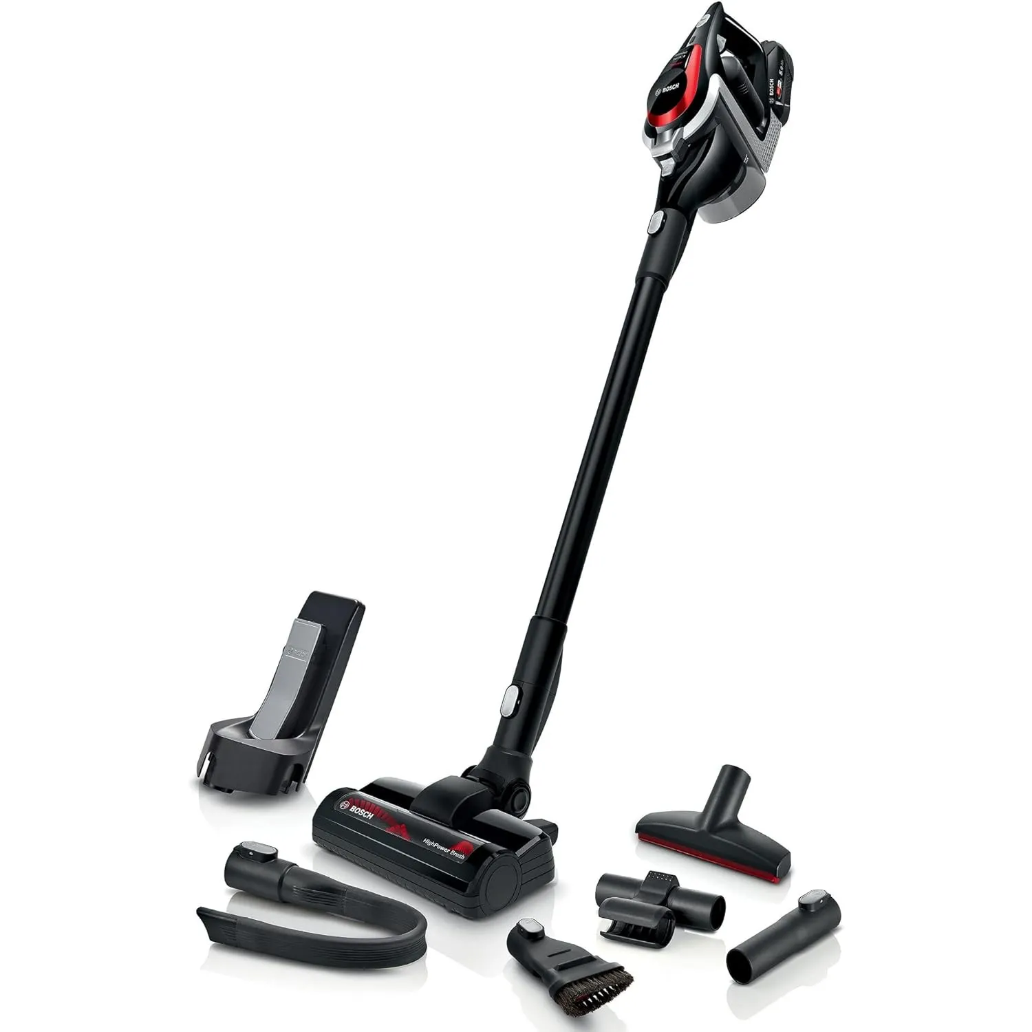 Bosch Akku-Staubsauger Unlimited Serie 8 ProPower BSS81POW1, kabelloser Handstaubsauger, beutellos, Hygiene-Filter, hoh…