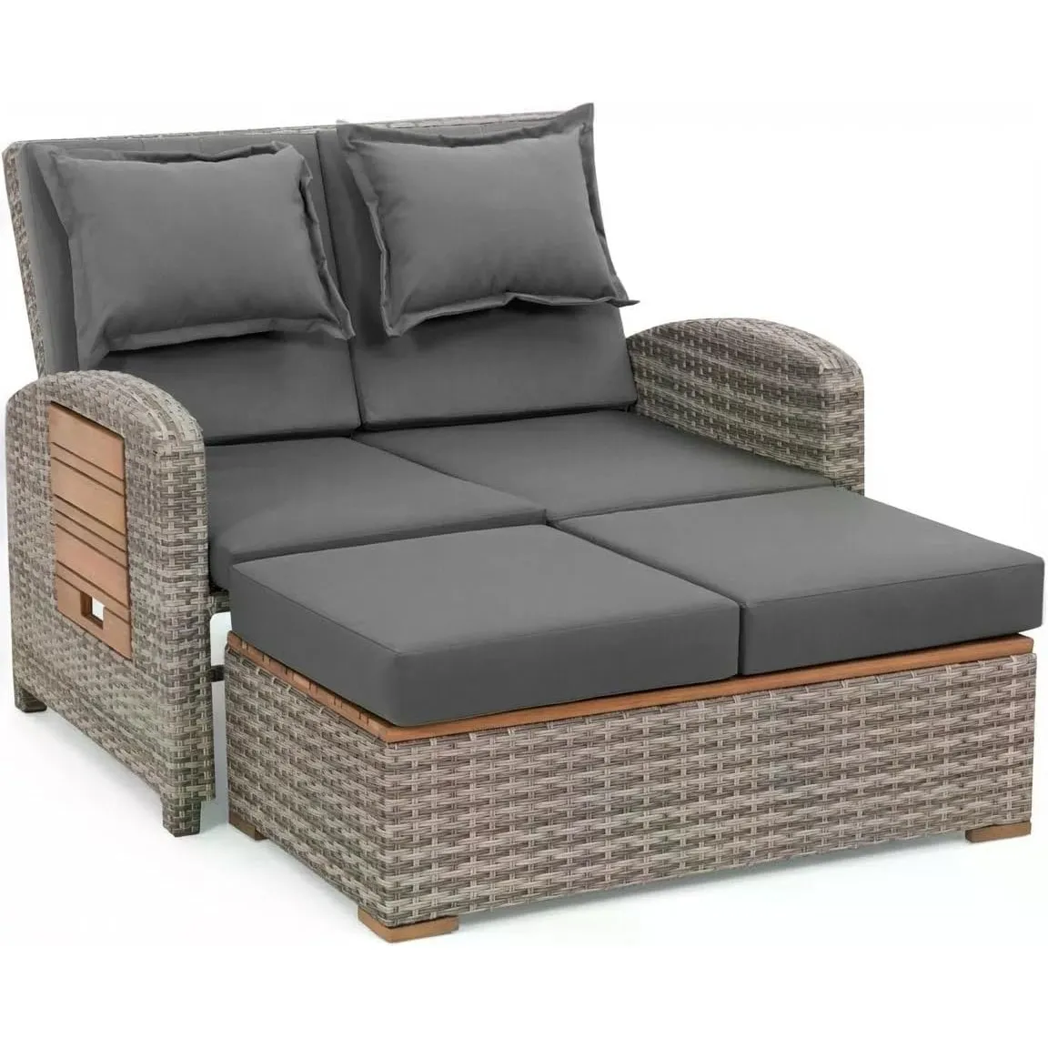 greemotion Gartensofa Bahia Tobago, mit Liegefunktion | 117 x 93 x 74 cm