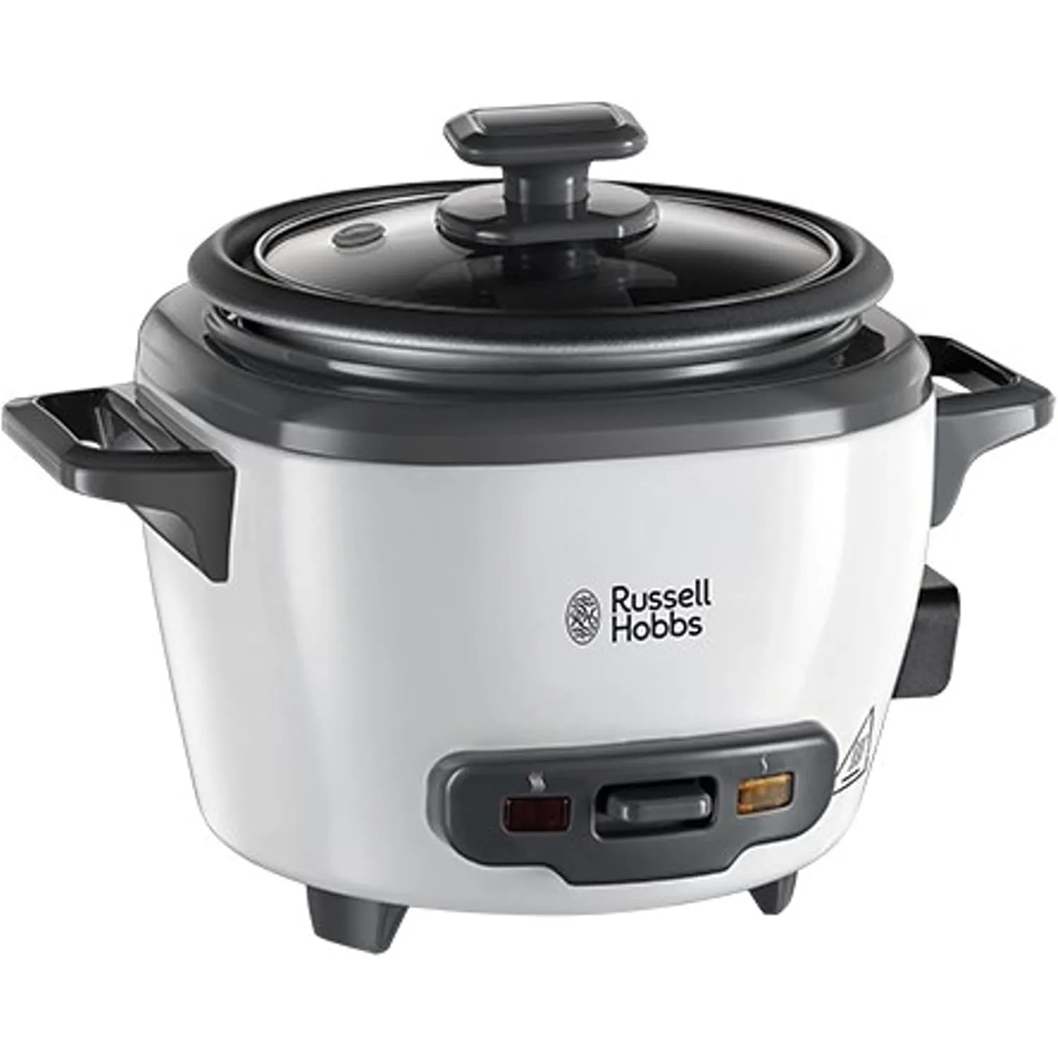 Russell Hobbs Reiskocher mini [small] 0,4l (Warmhaltefunktion, antihaftbeschichteter Gartopf, Reislöffel & Messbecher, …