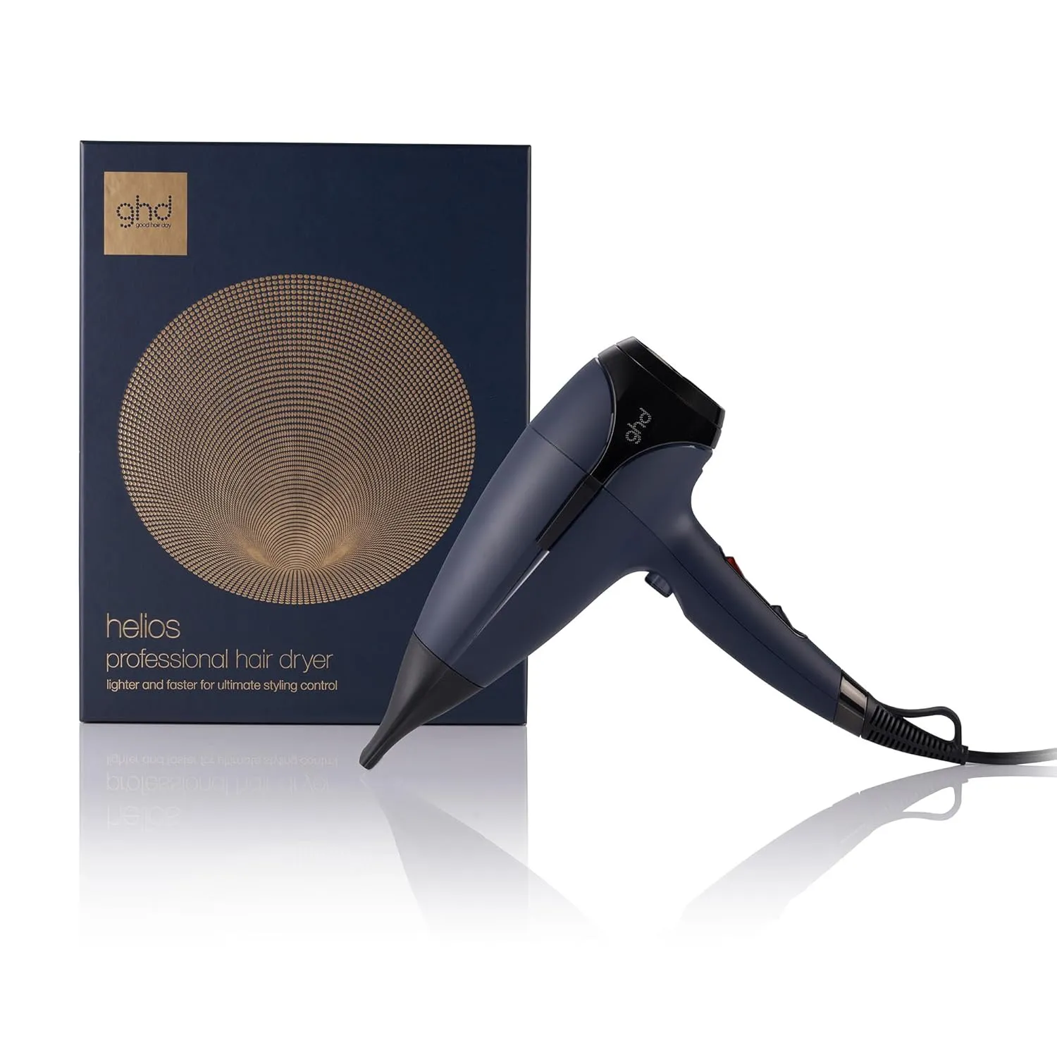 ghd helios Professioneller Haartrockner: Ultra schnelles & präzises Styling, 120 km/h Luftstrom, besonders leise, leich…